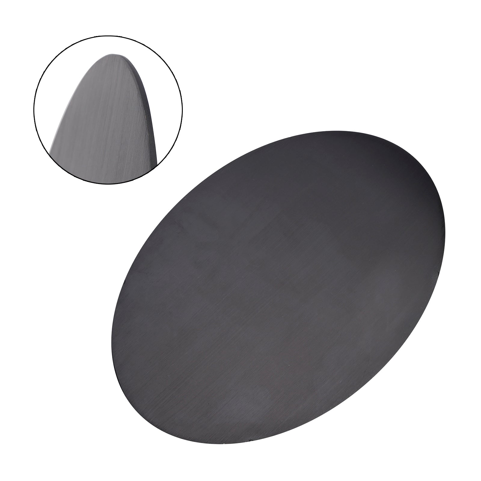 Oval Virgin Ovalna registrska tabla v aluminijasti zlitini, da se sestavite, univerzalna prilagoditev za motocikle