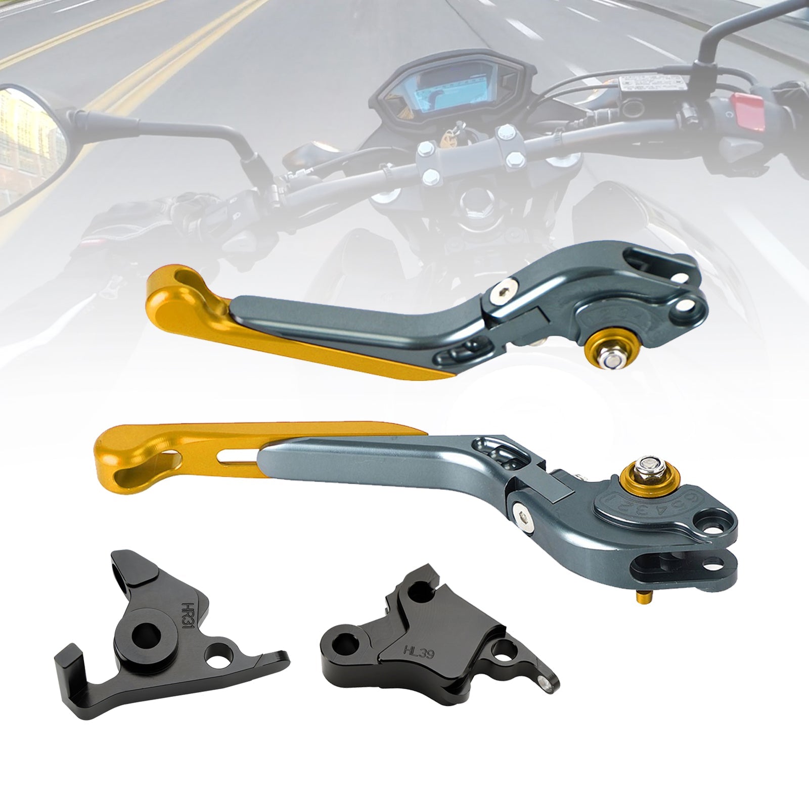 Levier de frein d'embrayage réglable pour CFMOTO 450SS 450SR 21-23 450NK 23-24