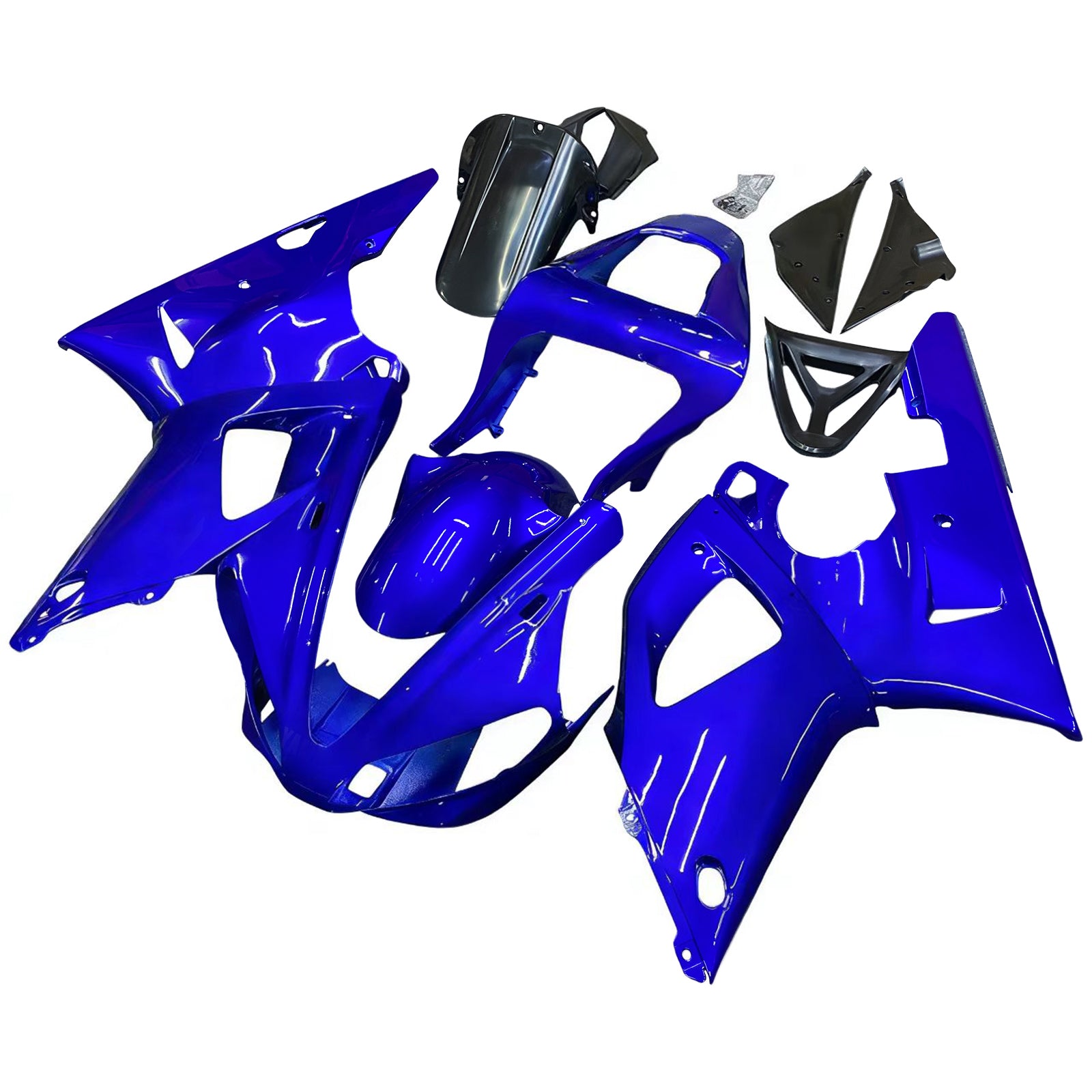 Kit de carénage en plastique ABS injecté compatible avec Yamaha YZF 1000 R1 2000-2001