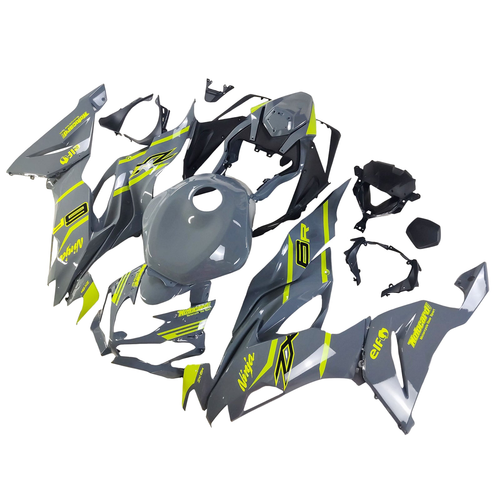 Kit di carenatura in plastica ABS per Kawasaki ZX6R 2019-2023