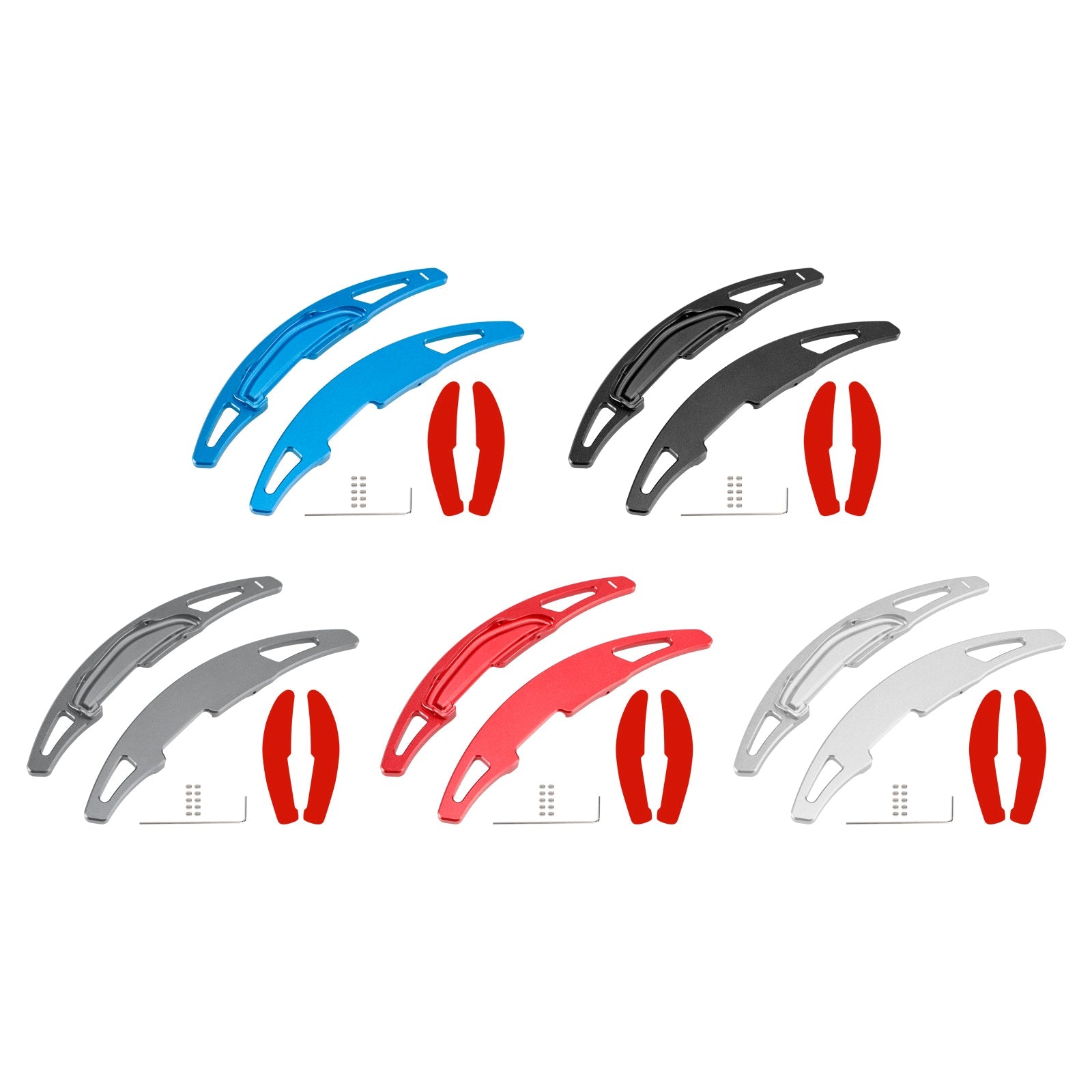 Extension de palettes de changement de vitesse au volant pour BMW M3 M4 X5M X6M en aluminium