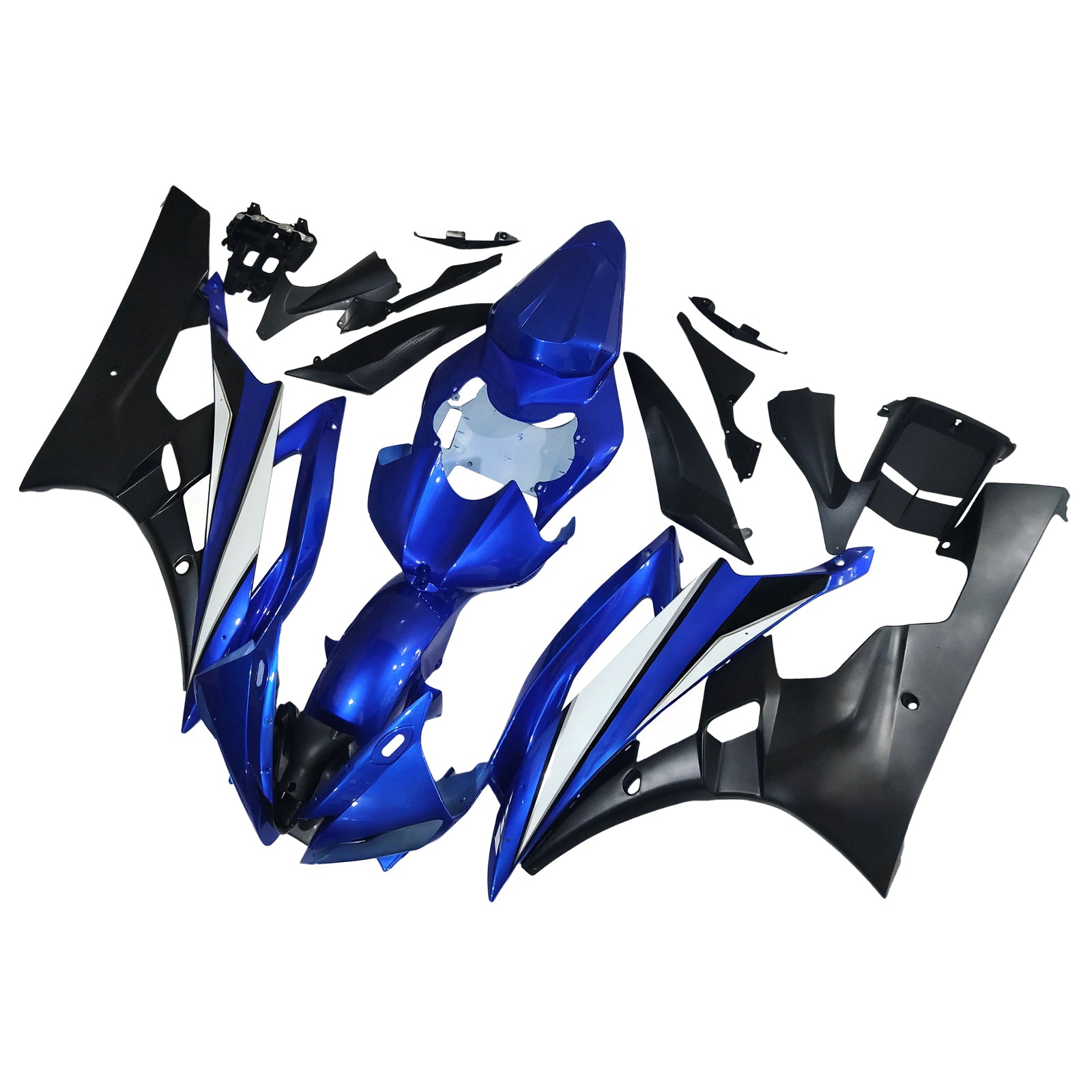 Kit de carénage à injection en plastique ABS pour Yamaha YZF 600 R6 2006-2007