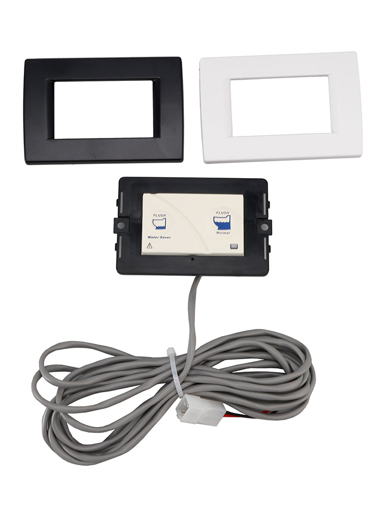 Przełącznik ścienny 36387 dla Tecma RV Silence plus toaleta - przełącznik ścienny z 2 przyciskami