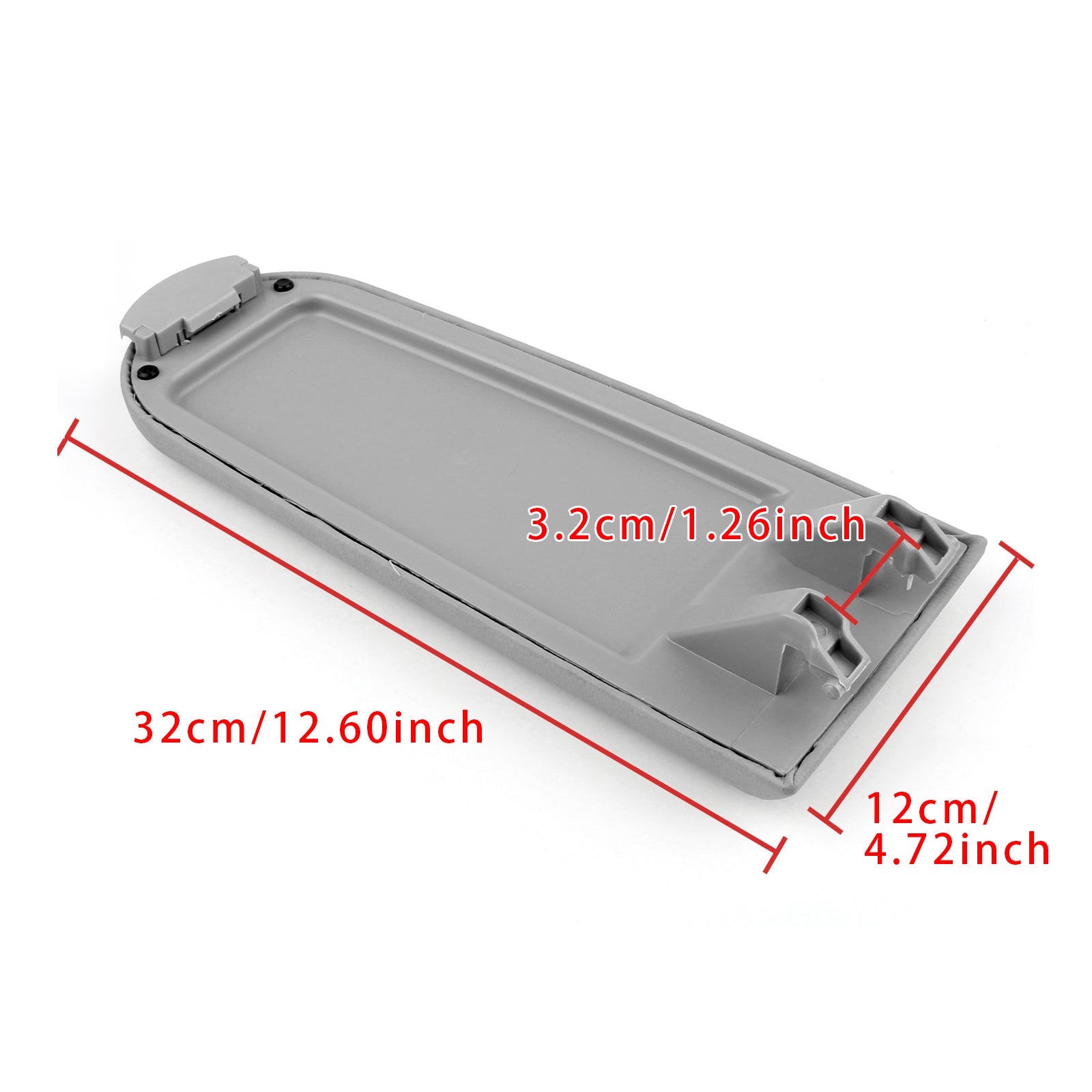 Couvercle de console centrale d'accoudoir en cuir gris pour VW MK4 Jetta Bora Golf 18D867173