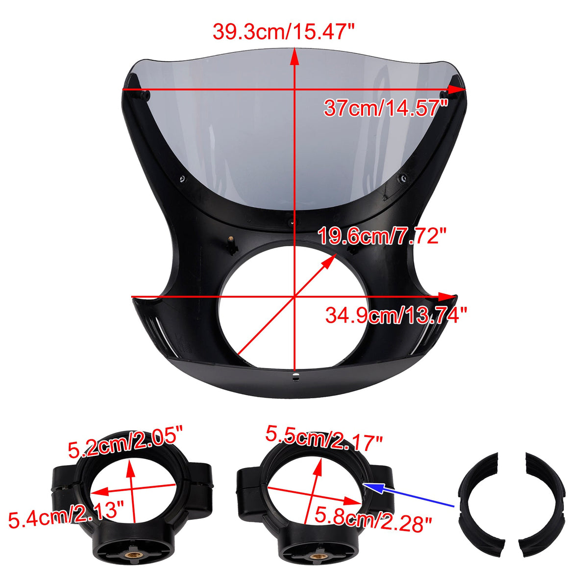 Pare-brise pour BMW R NINE T (2014-2024)