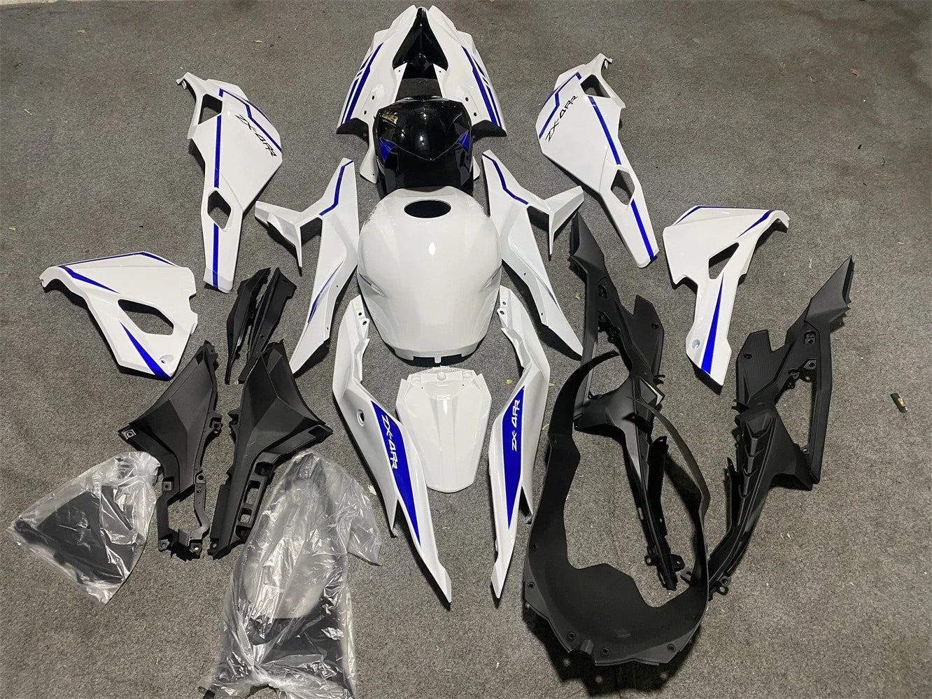 Kit carena iniezione Kawasaki Ninja ZX-25R ZX-4R ZX-4RR 2019-2024