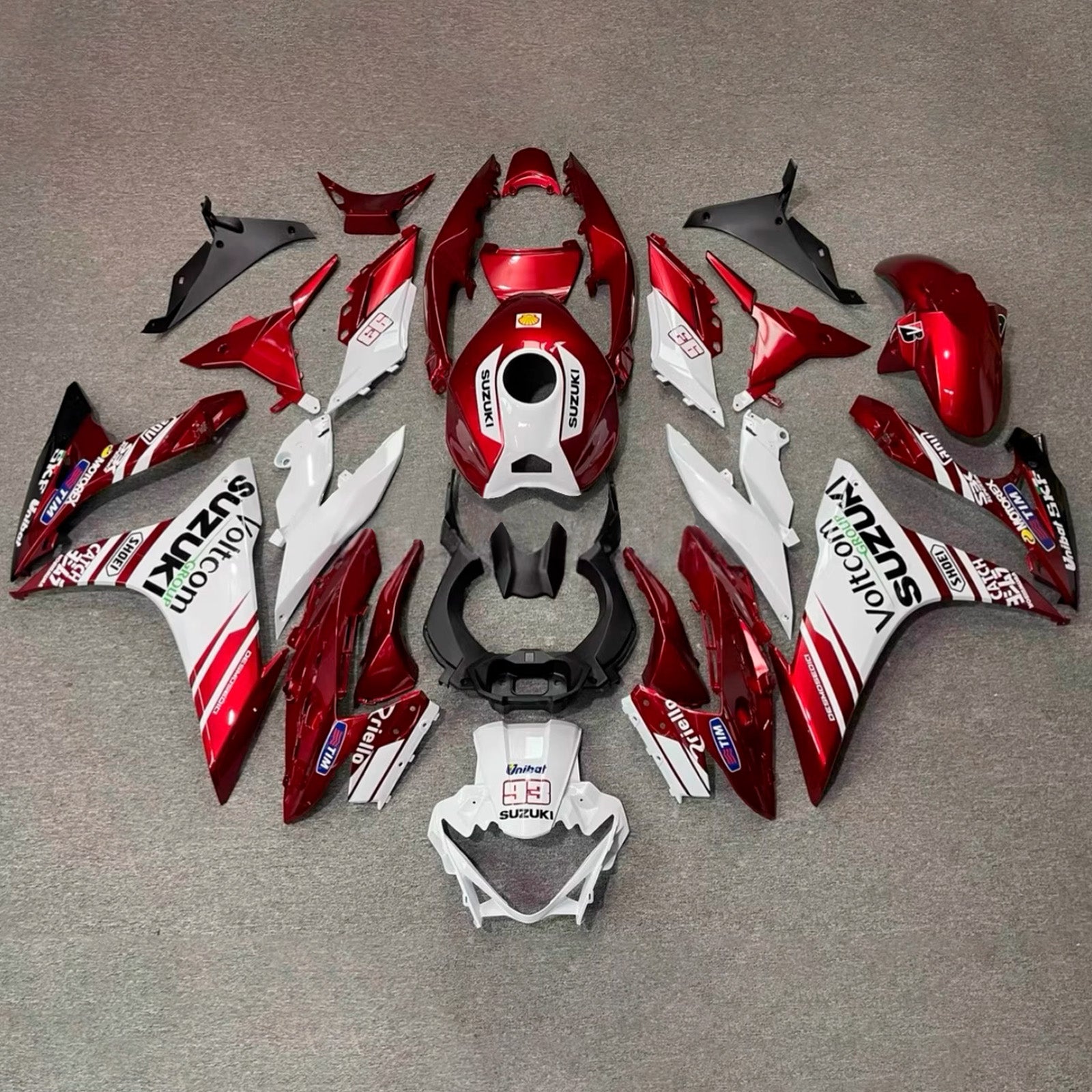 Kit de carénage injecté en plastique ABS pour Suzuki GSX250R 2017-2020