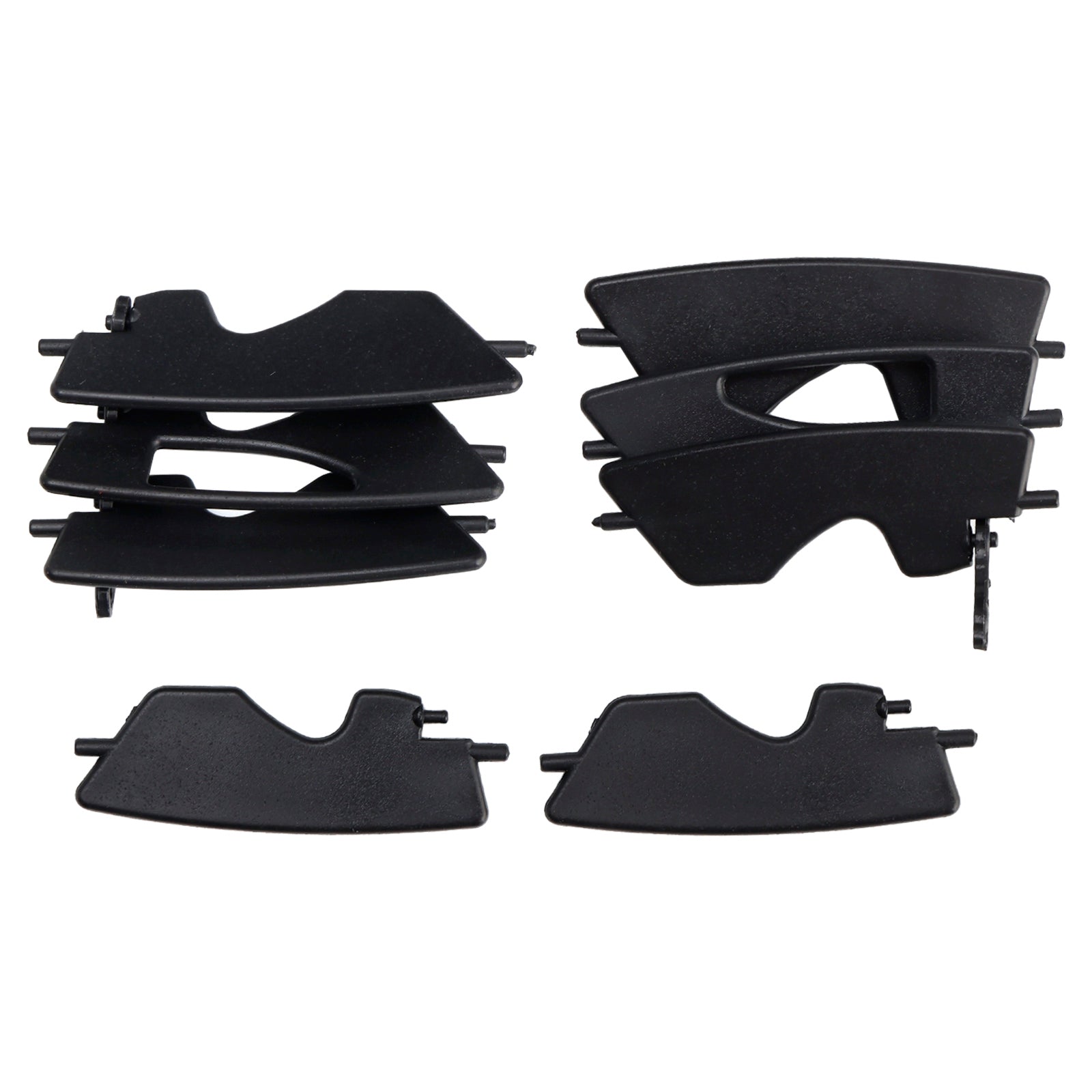 Cache de panneau de ventilation de console centrale arrière noir pour Mercedes-Benz Classe C W204 (2007-2014).