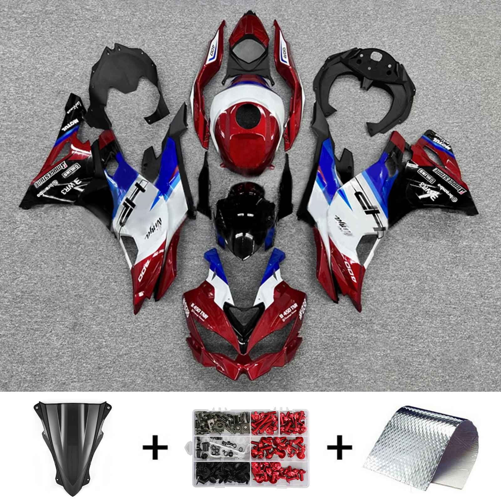 Kit Carenado Inyección Kawasaki Ninja ZX-25R ZX-4R ZX-4RR 2019-2024