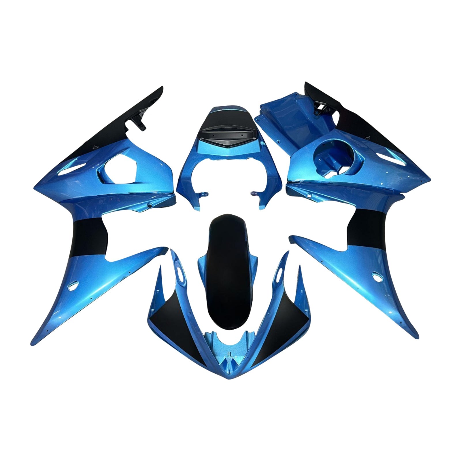 Kit de carénage par injection pour Yamaha YZF-R6 2003-2004 et R6S 2006-2009