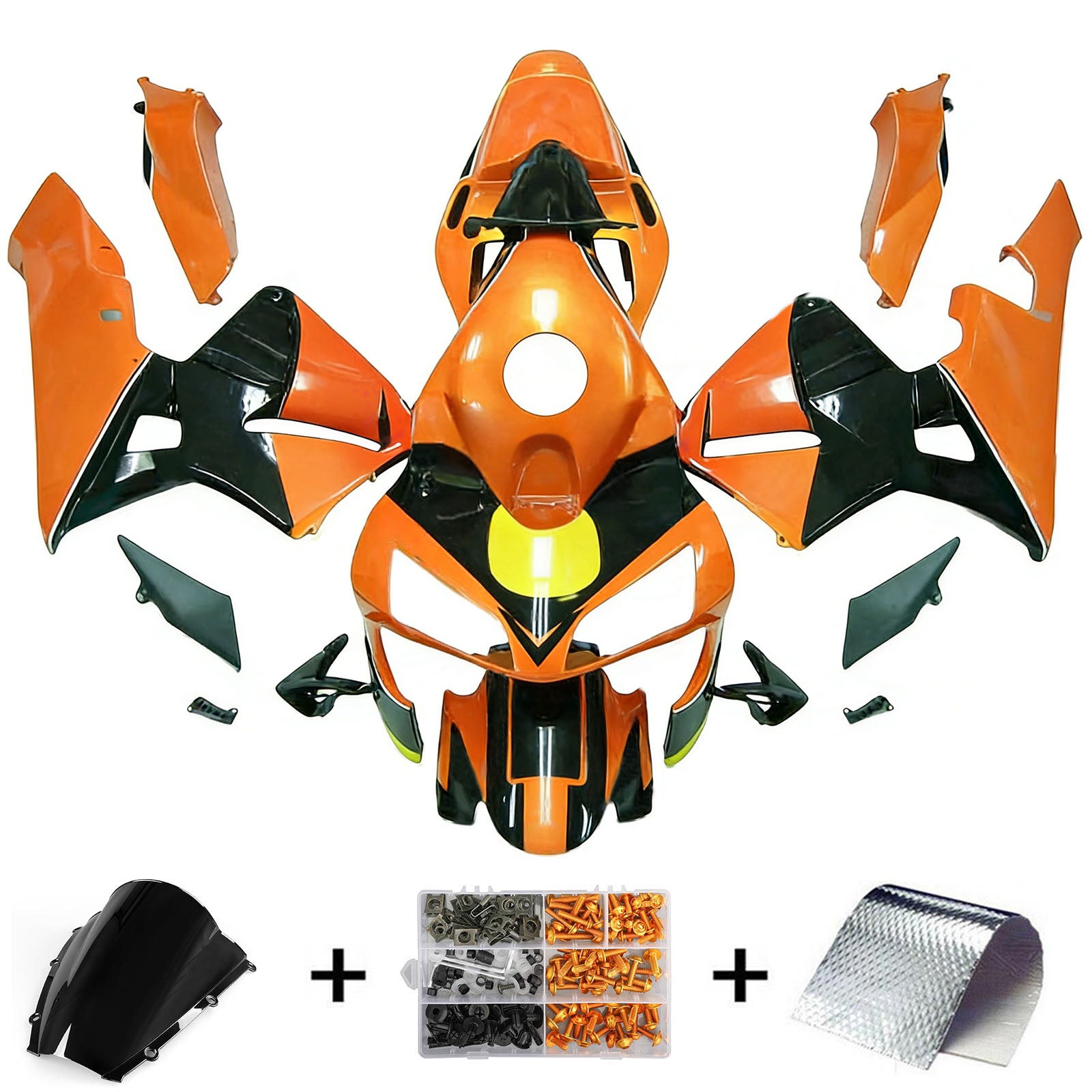 Kit de carénage par injection, carrosserie en plastique ABS pour Honda CBR600RR 2003-2004 F5