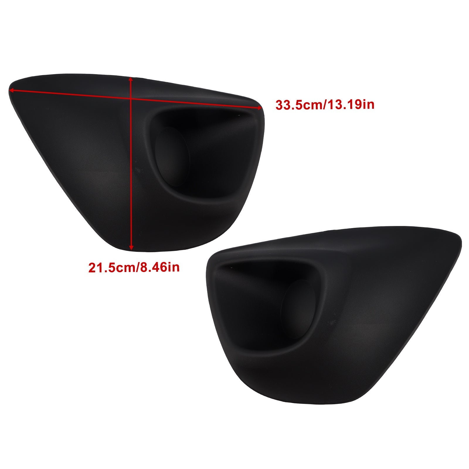 Conjunto de 2 cuadrículas protectoras para luces antiniebla delantera para Opel Vivaro B MK2 2015-2019