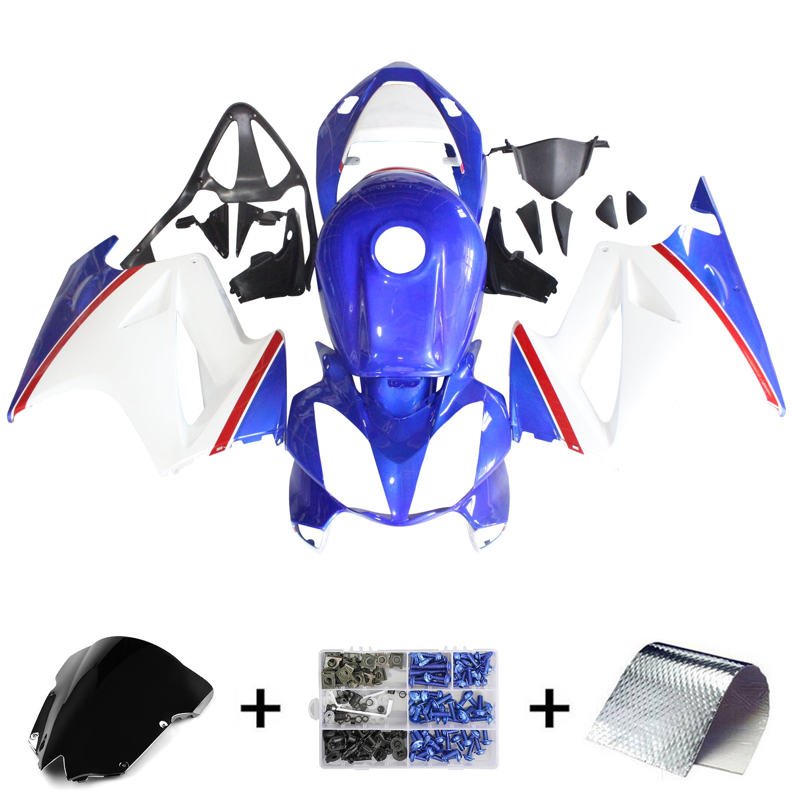Kit de carénage injecté en plastique ABS pour Honda VFR800 2002-2012