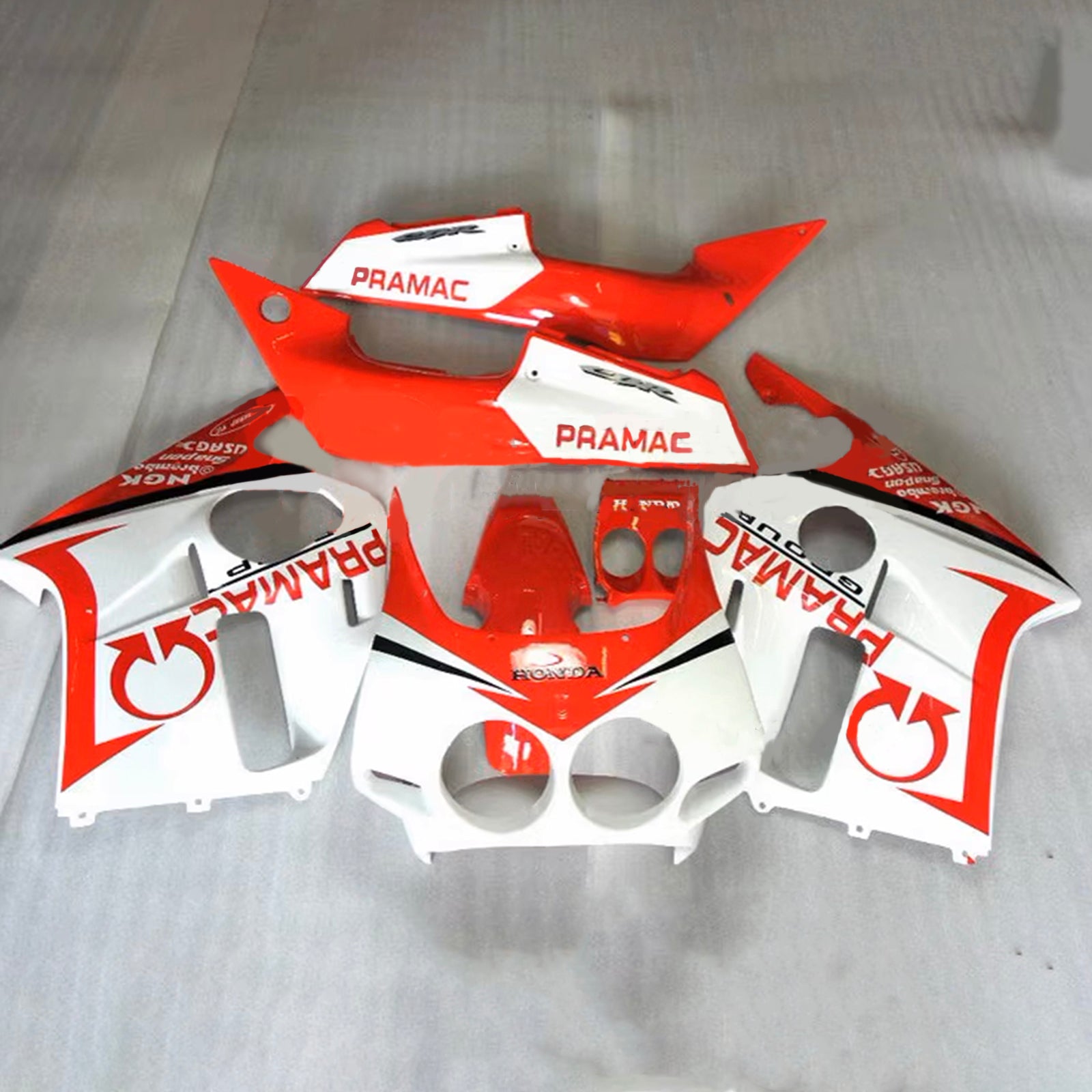 Amotopart Honda CBR400RR NC23 1987-1989 Kit de carenado de carrocería de plástico ABS