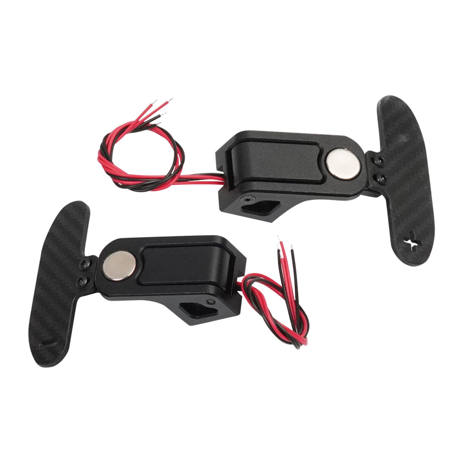 Palets de cambio de velocidad para el volante de simulación de juegos de carreras con soporte magnético