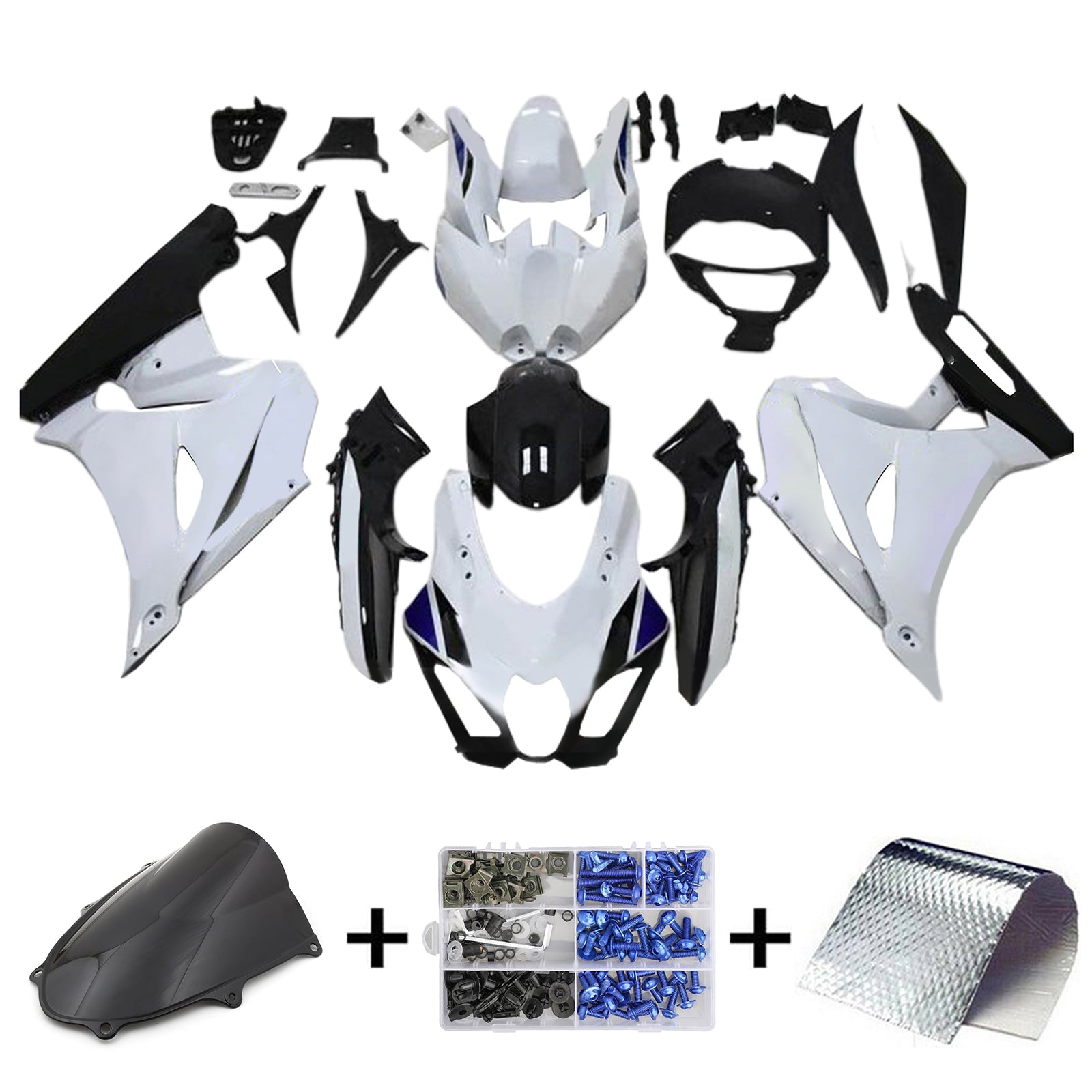 Kit de carénage en plastique ABS injecté pour Suzuki GSXR1000 2017-2026 K17