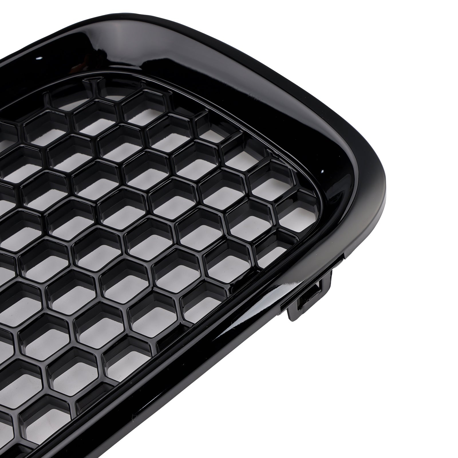 Rejilla de panal'abeja para parachoques delantero negro brillante Volvo S40 V50 2004-2007