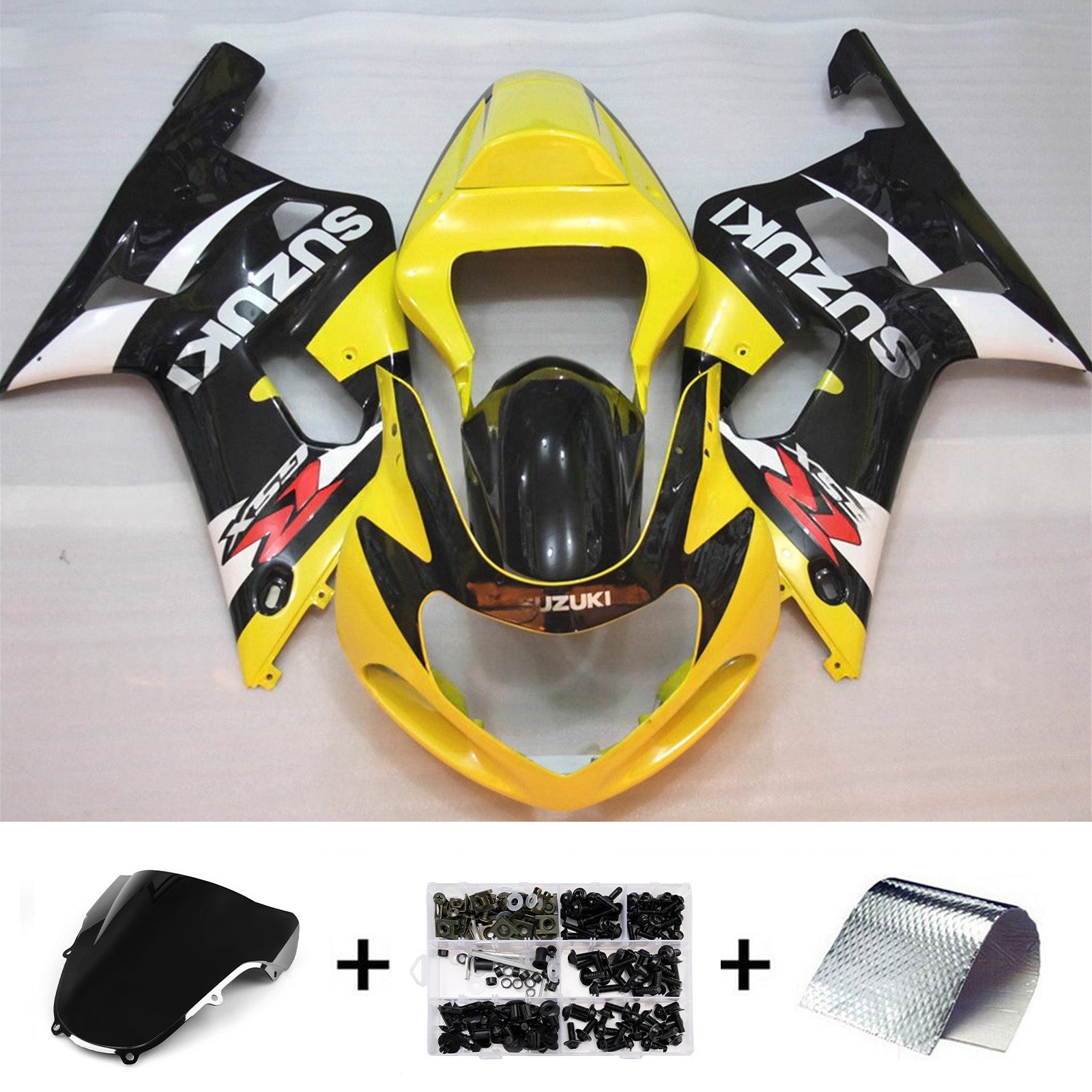 Kit de carénage par injection pour Suzuki GSXR600 2001-2003 GSXR750 2000-2003 K1
