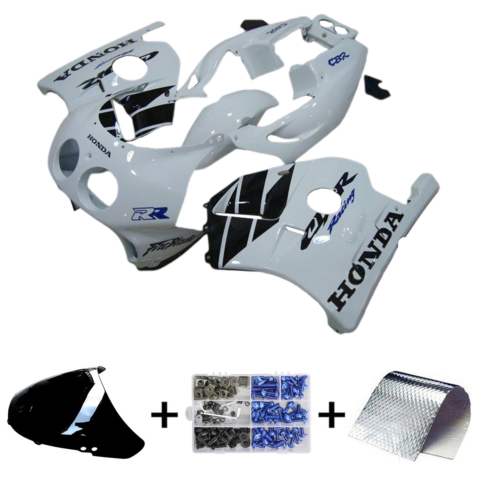 1990-1998 Honda CBR250RR MC22 Kit de carenado de inyección Carrocería de plástico ABS