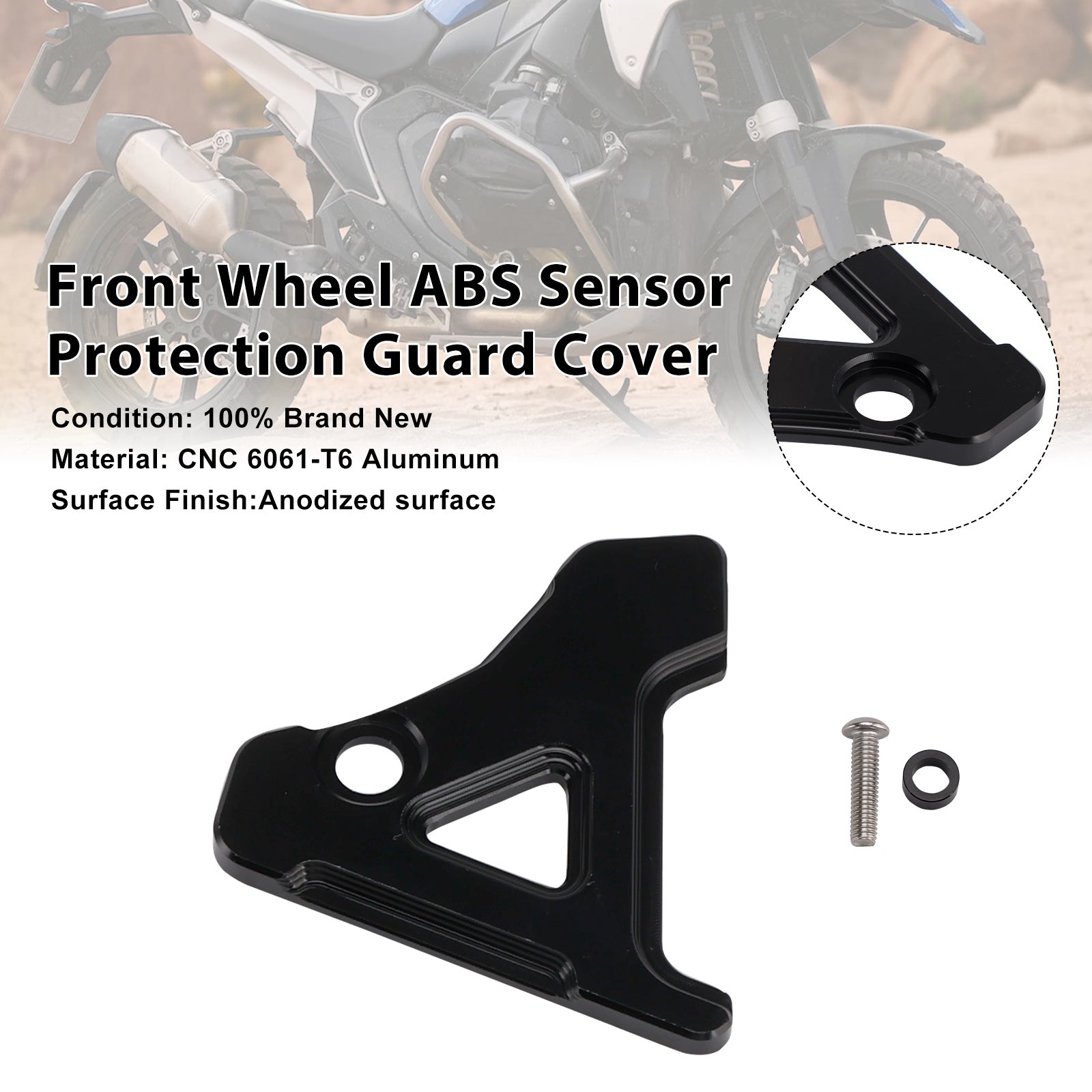 Protection du capteur ABS de roue avant pour BMW R1300GS / ADV 2023-2025