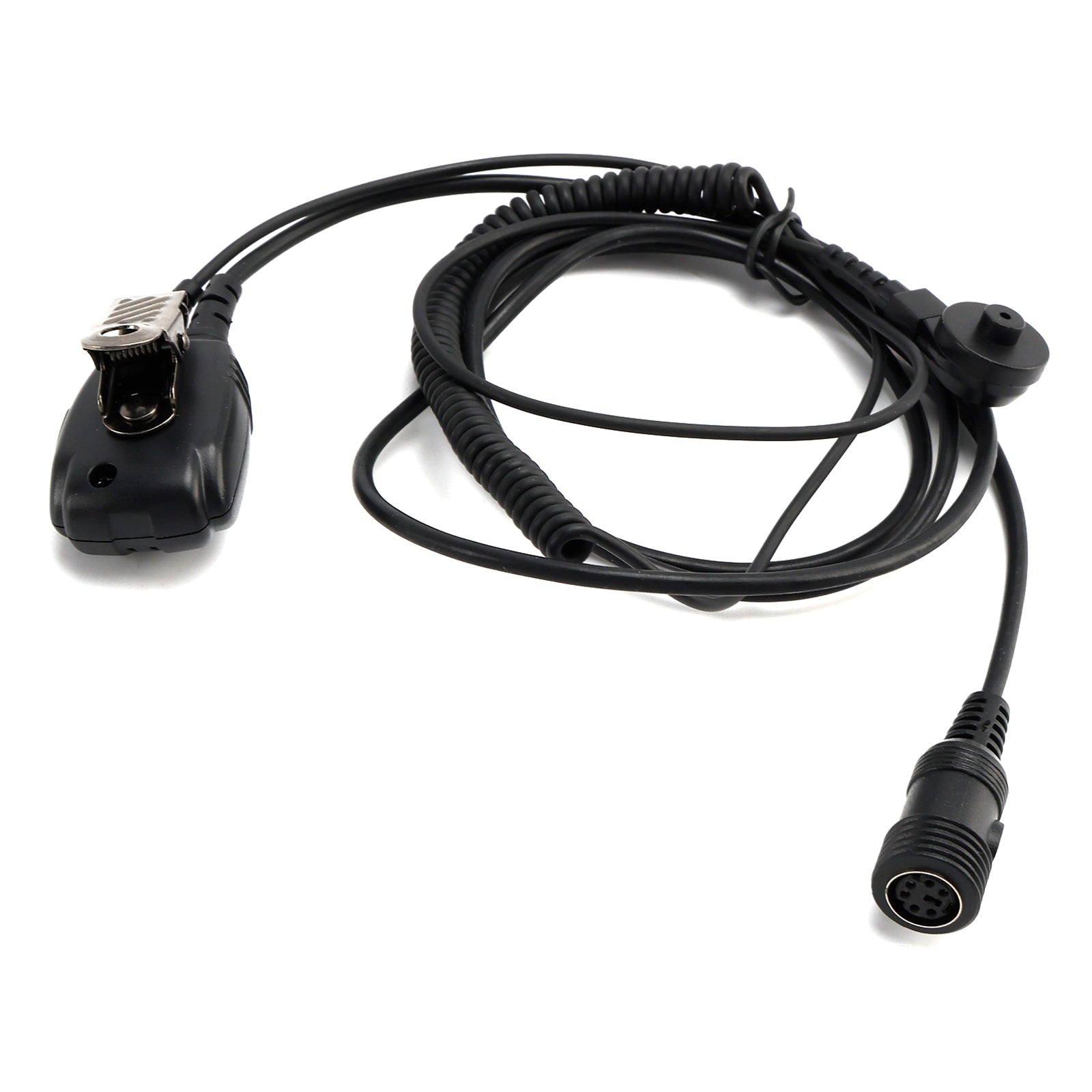 Écouteur intra-auriculaire transparent à tube d'air 102B avec câble A24 pour ICOM A25CE A25N A24