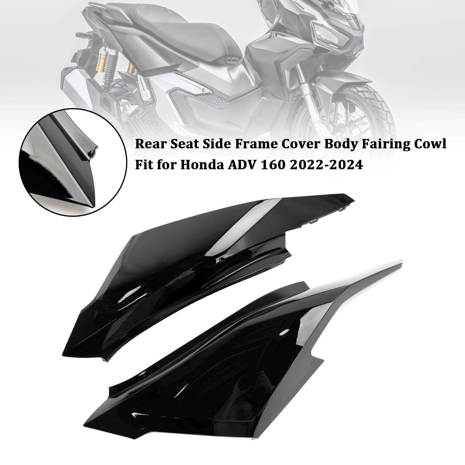 2023-2024 Honda ADV 160 Copertura del telaio laterale del sedile posteriore Carenatura