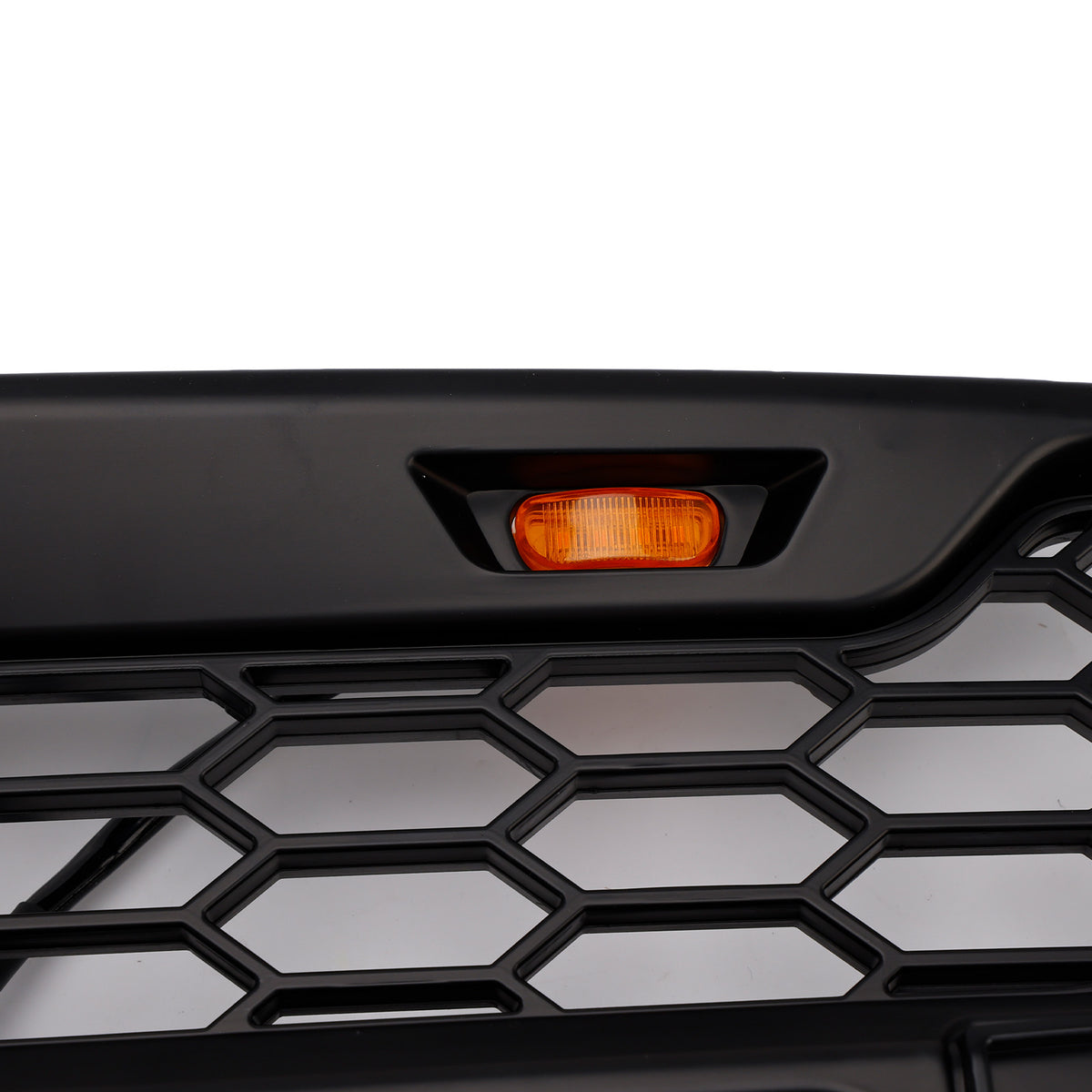 Black Front Bumper Grille Grill Pour Ford Transit Connect 2014-2018 W/LED