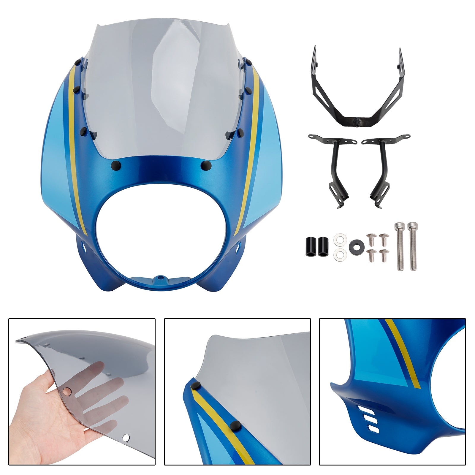 Parabrisas y carenado de faro para Yamaha XSR900 (2022-2025)