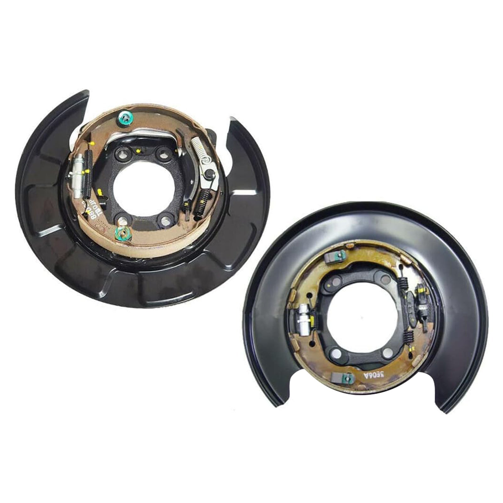 Piastra freno di stazionamento posteriore sinistro e destro 582502P100+582702P100 per Hyundai Kia