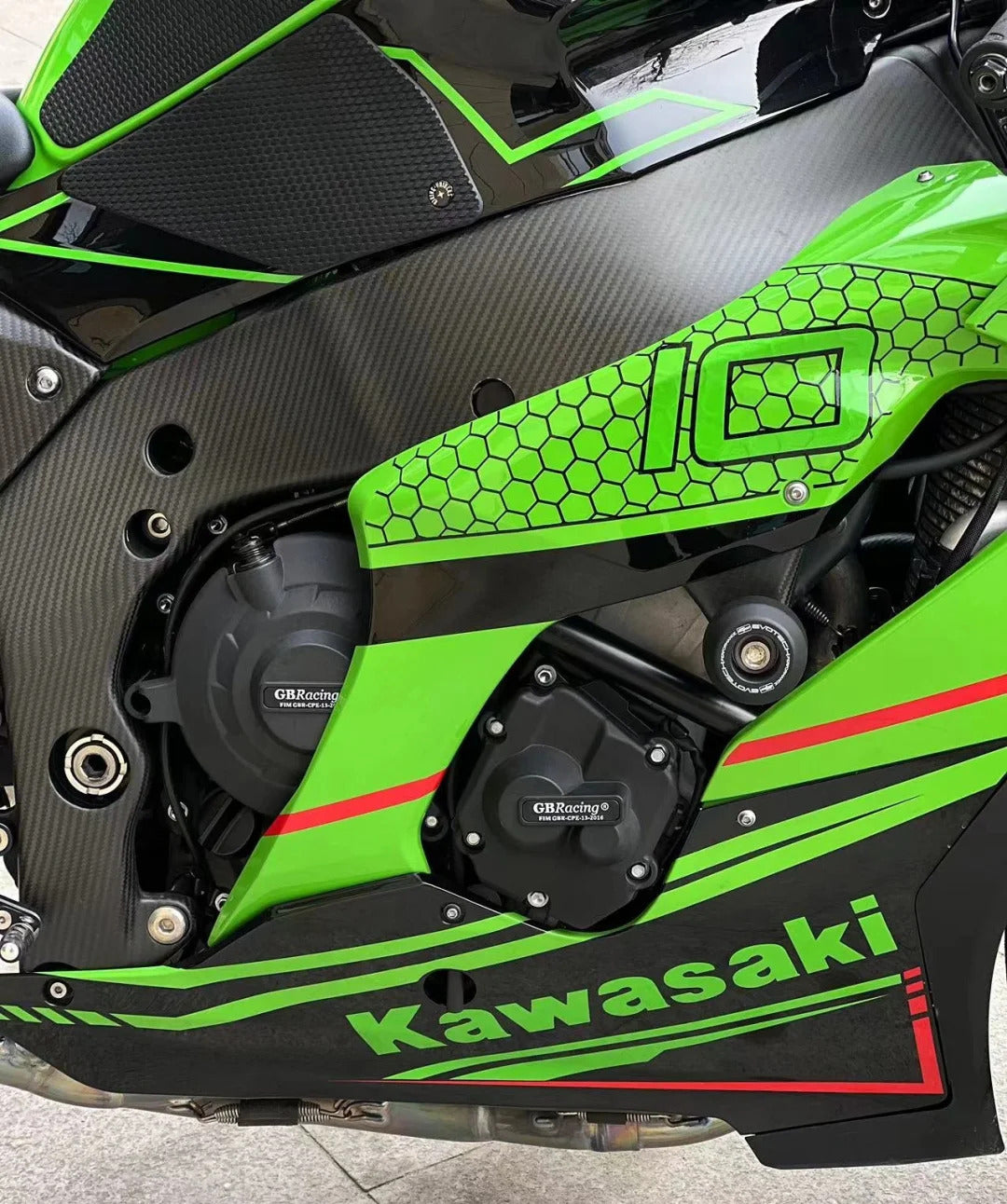 Kit de carénage d'injection Kawasaki ZX-10R ZX-10RR 2021-2024 ABS