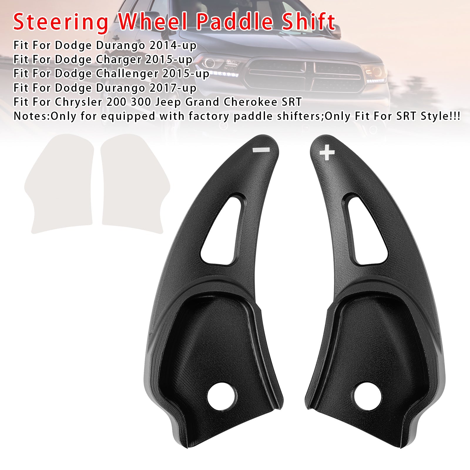 Extensión de paletas de cambio de engranaje de aluminio para Challenger Charger Durango SRT