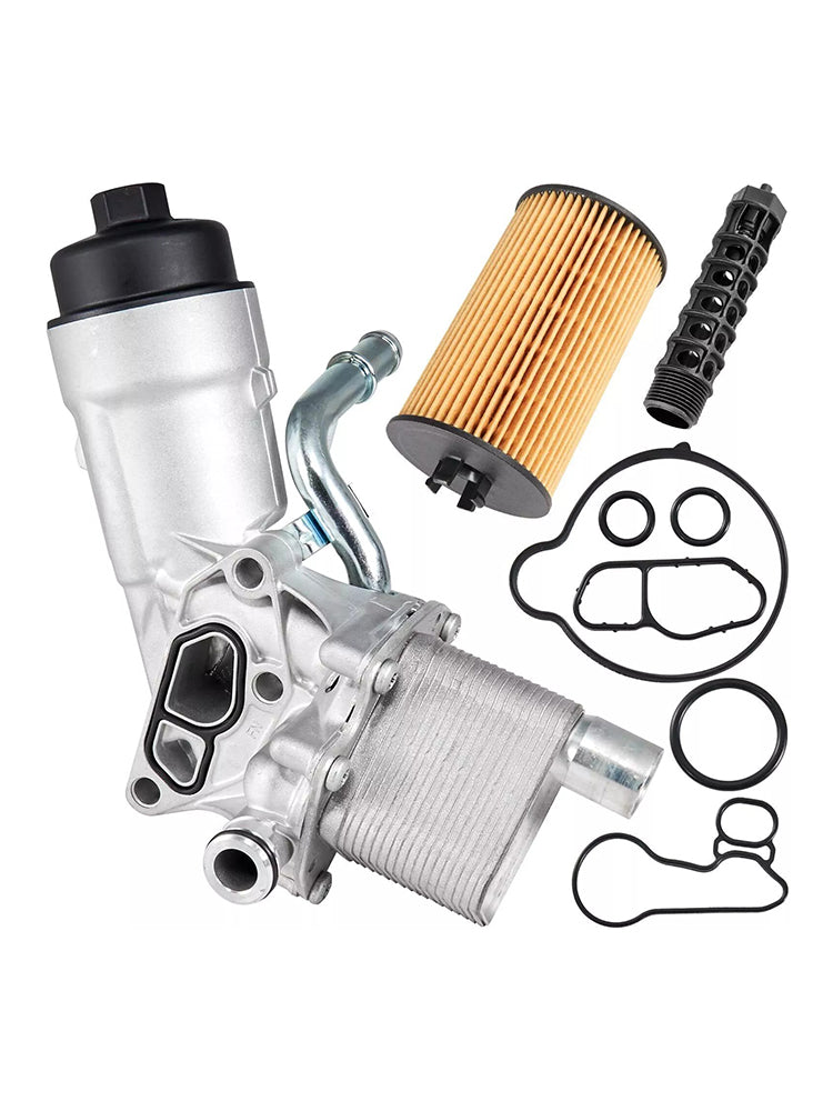 Chevrolet Sonic 1.4L L4 (2015-2019) - Boîtier de filtre à huile essence et refroidisseur d'huile : 55566784, 55593189, 55594651