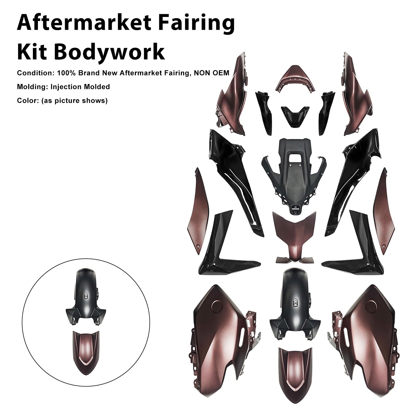 Kit de carénage d'injection pour Yamaha TMAX560 (2025-2026)