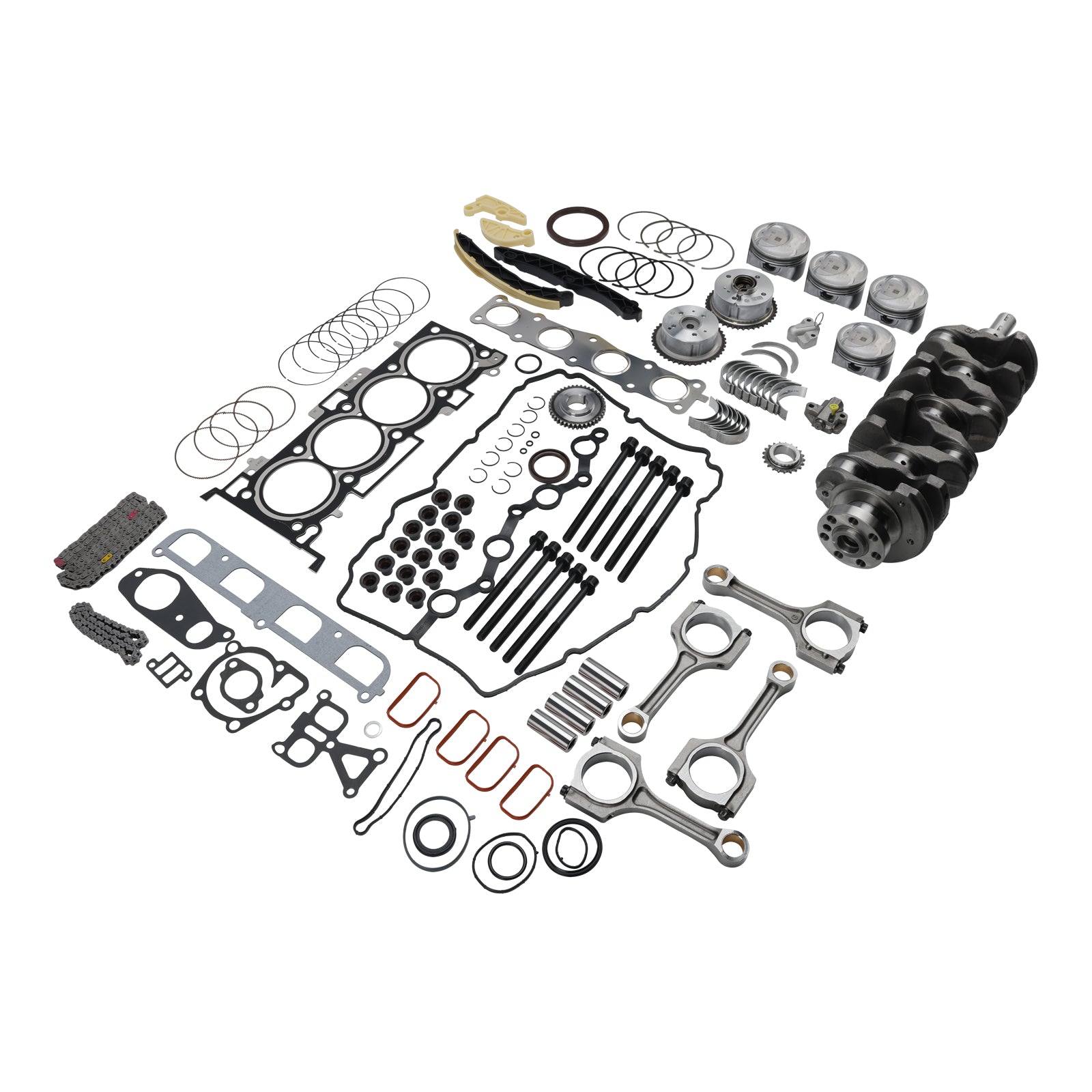 Kit de reconstrucción de motor Kia 2.4L G4KJ con cigüeñal, bielas y kit de sincronización