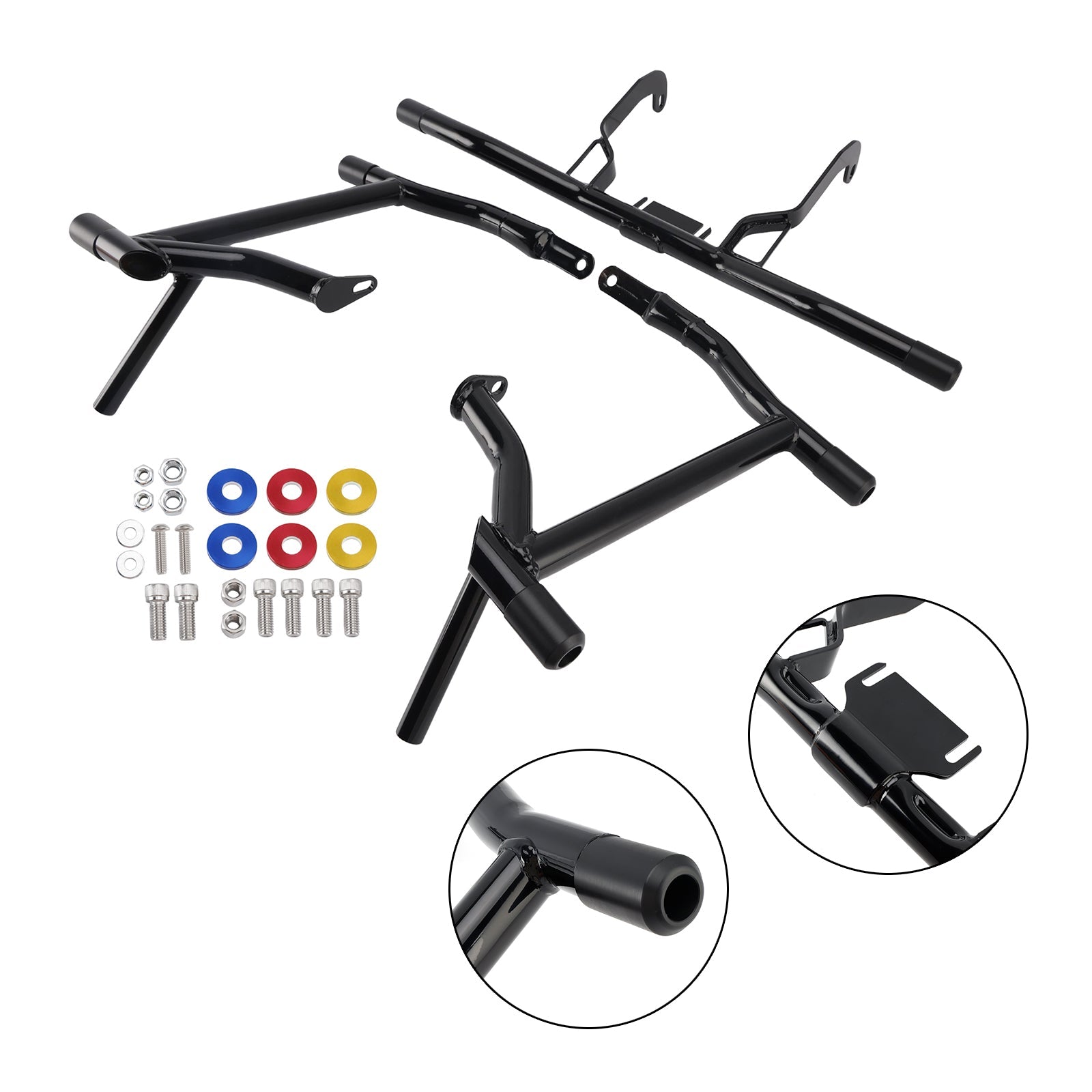 Kit de protection de moteur et de sacoches pour Road Glides 2014-2023, Street Glides, Road Glides FLHT FLHX, cadre, pare-chocs anti-collision, noir