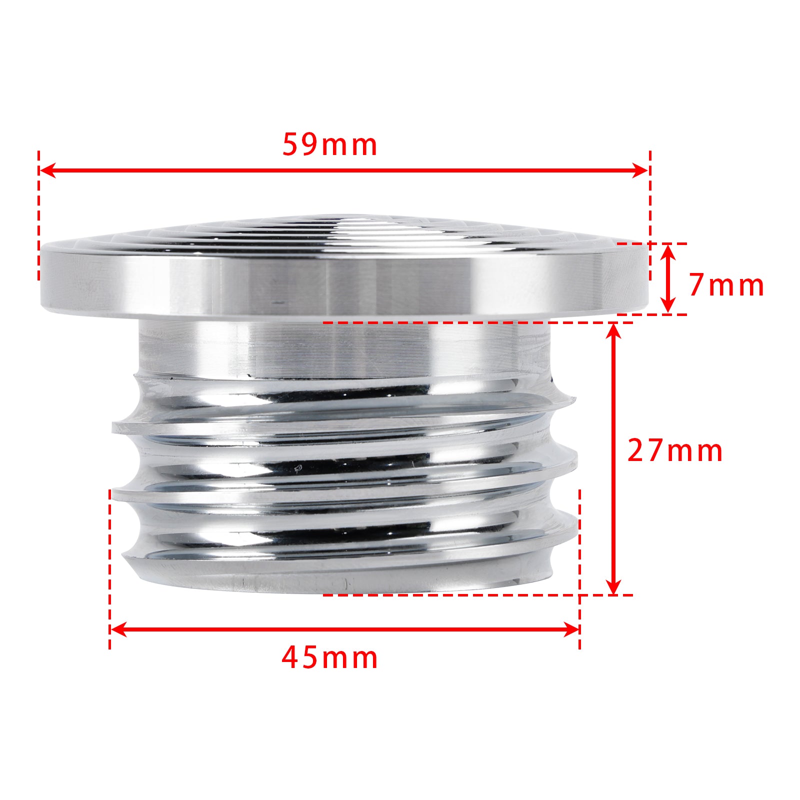 Bouchon de réservoir d'essence en aluminium pour Bonneville T100 Bobber Speedmaster Thruxton