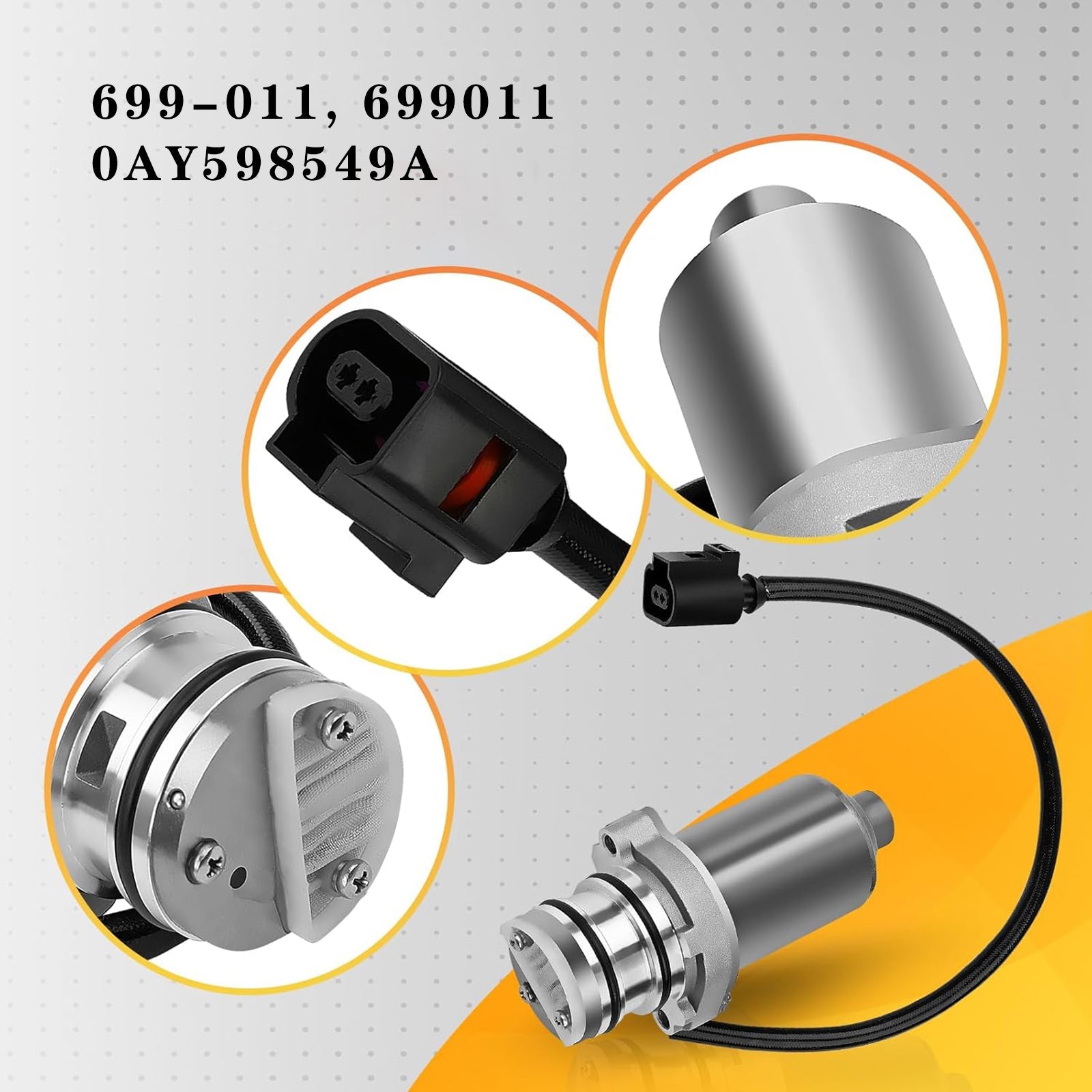 Moteur de pompe d'embrayage différentiel Volkswagen CC L4 2.0L AWD 2012-2017 0AY598549A 699011