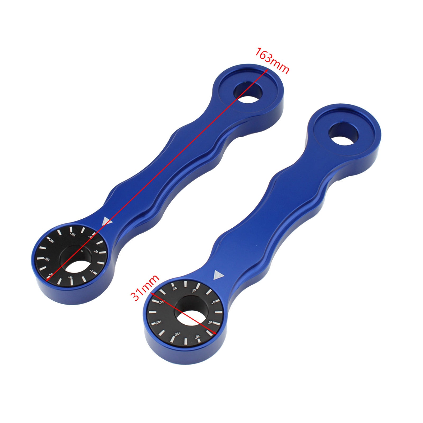 Kit de lien d'abaissement réglable pour Suzuki DRZ400/E/S/SM 00-17 RM125/200 96-00 Blue