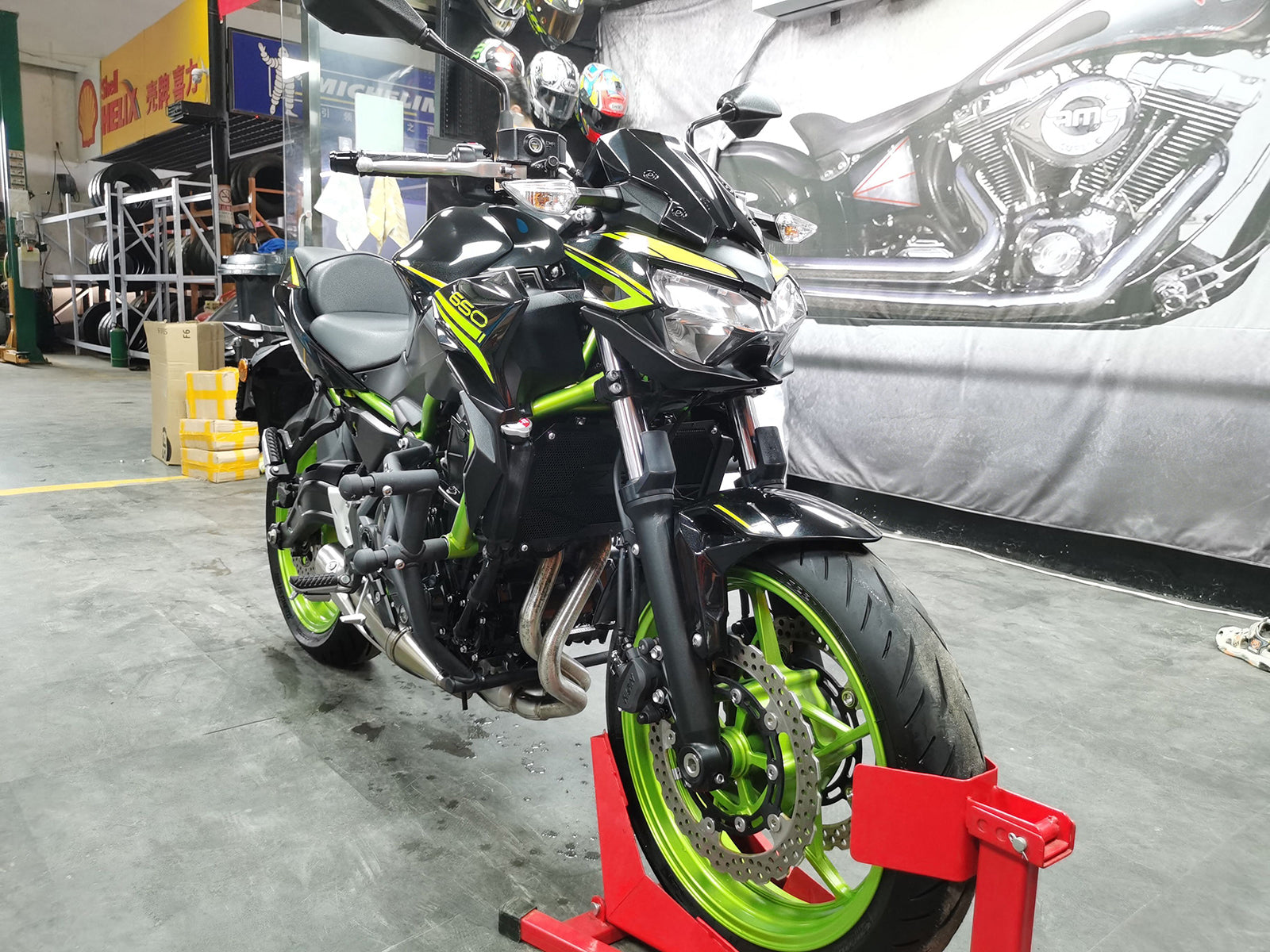Kit de carénage injecté en plastique ABS pour Kawasaki Z650 2020-2025