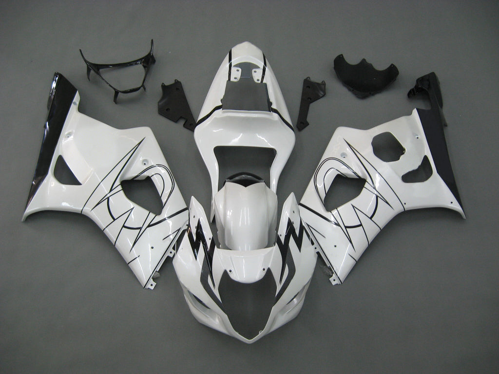Kit de carénage par injection, carrosserie en plastique ABS, compatible avec Suzuki GSXR1000 2003-2004