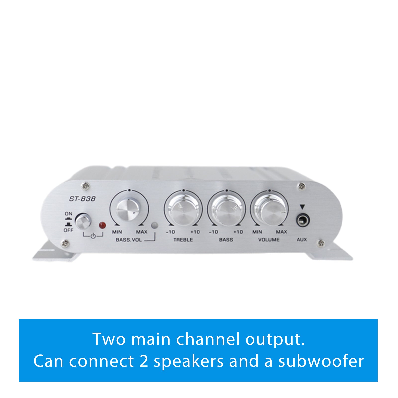 12V 2,1 kanali 400 vatov avto stereo mp3 radio booster hifi radio