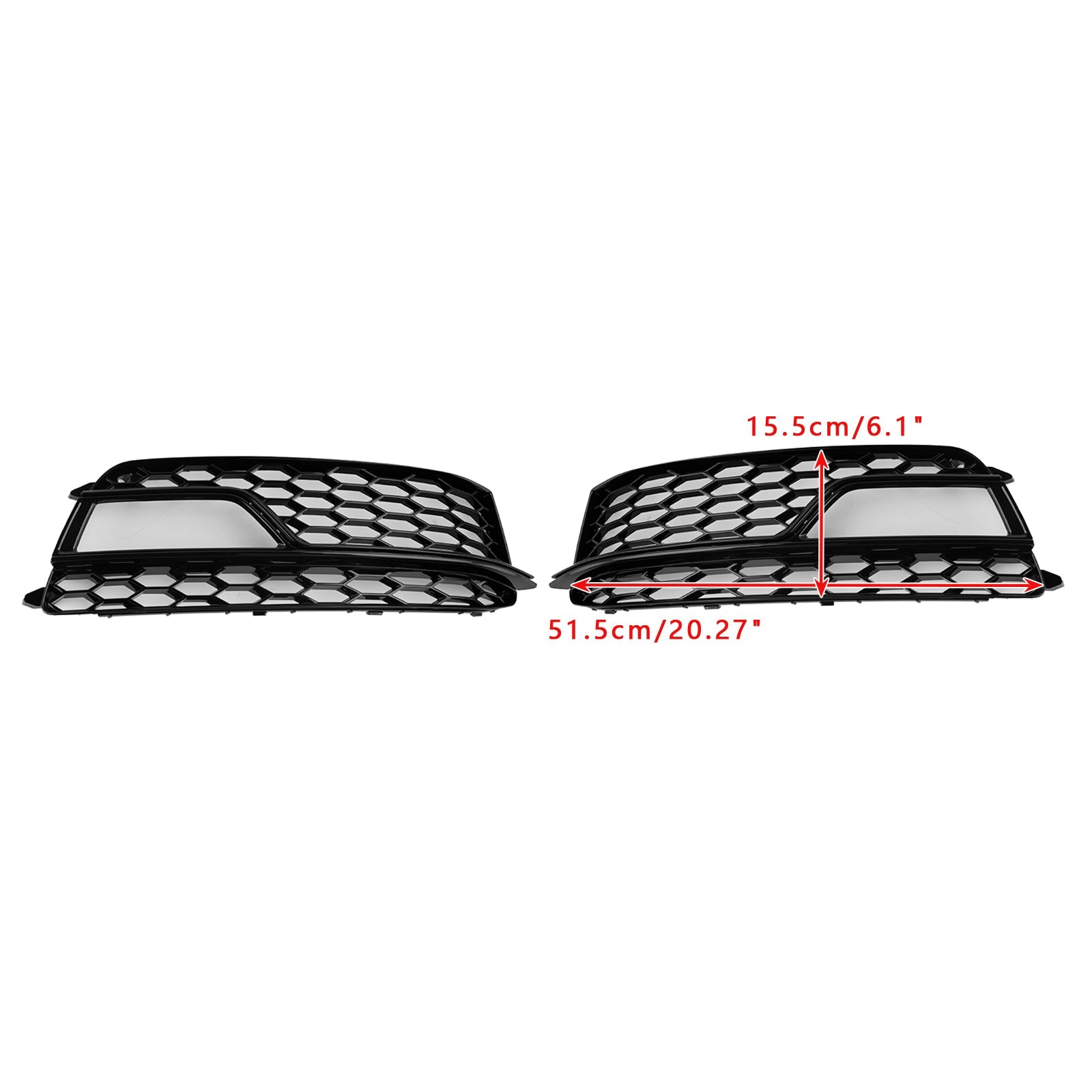 Grille de calandre noire pour phares antibrouillard avant AUDI A5 S-Line S5 2013-2016