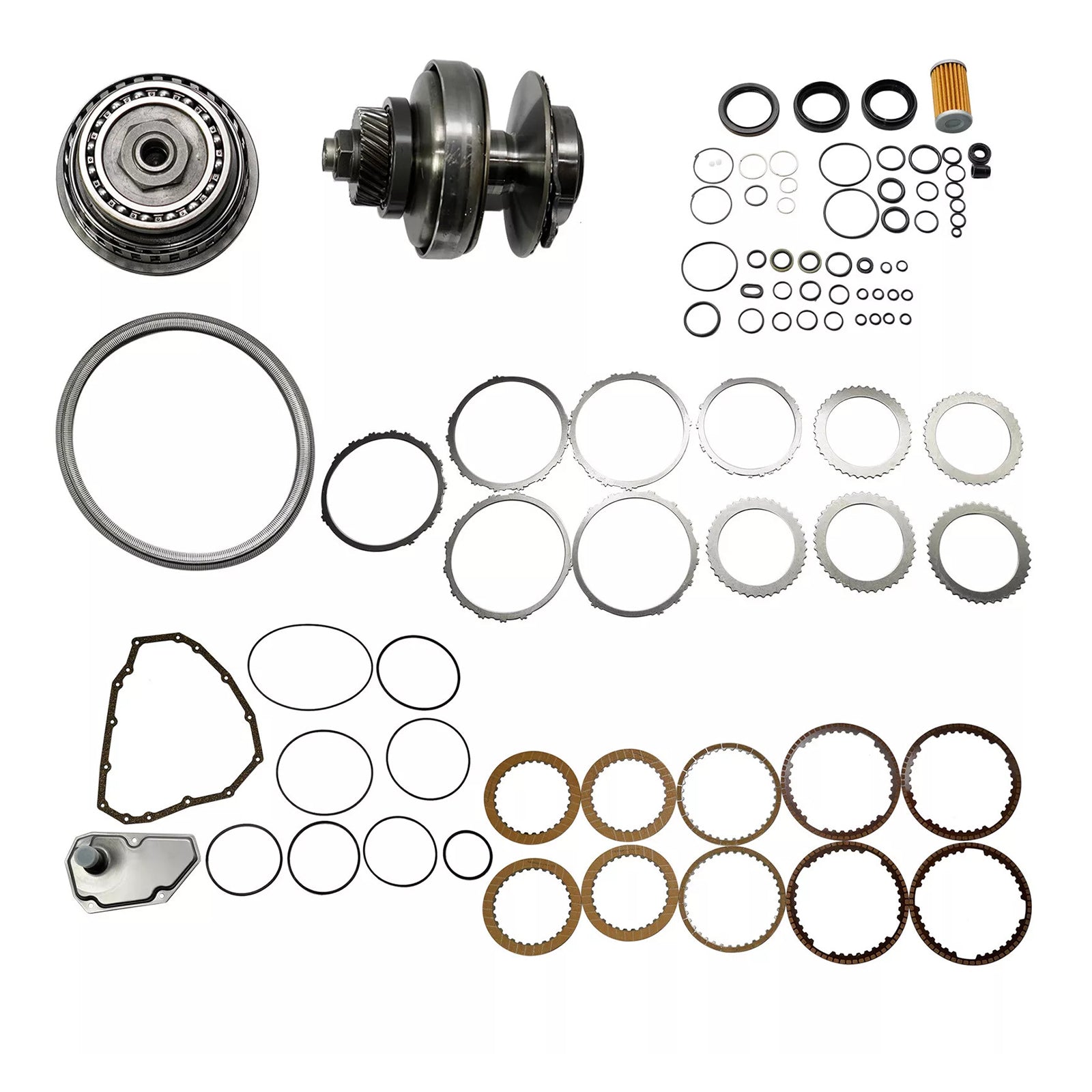 Kit de reconstruction de transmission principale et poulie avec courroie JF015E RE0F11A pour Mitsubishi Lancer L4 1,5 L 1,6 L 2013-2015
