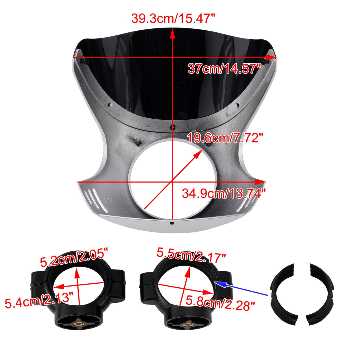 Pare-brise pour BMW R NINE T (2014-2024)