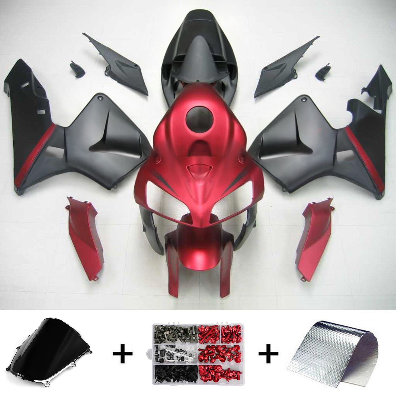Kit de carénage par injection, carrosserie en plastique ABS pour Honda CBR600RR 2005-2006 F5