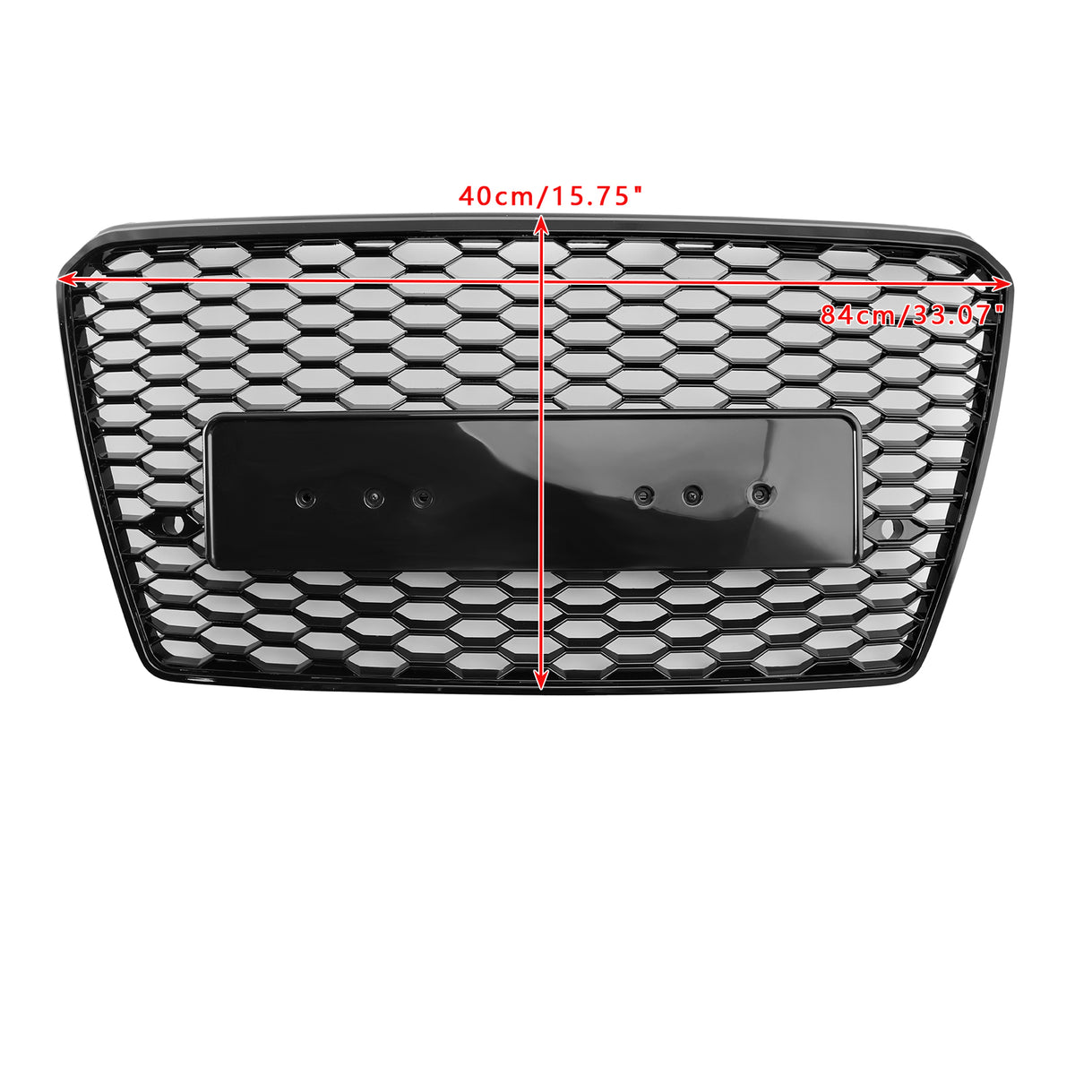 RS7 Style Honeycomb Sport Mesh Hex Grill Grille Pour Audi A7/S7 2012-2015 Black