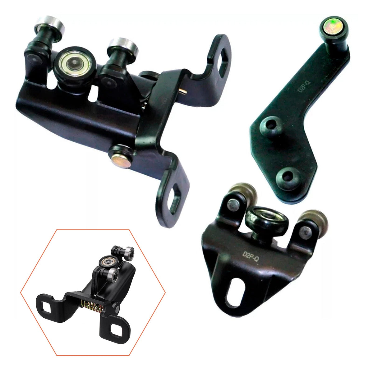Linkes Schiebetür-Rollenset 1667675 für Ford Transit MK6 MK7 2000–2014