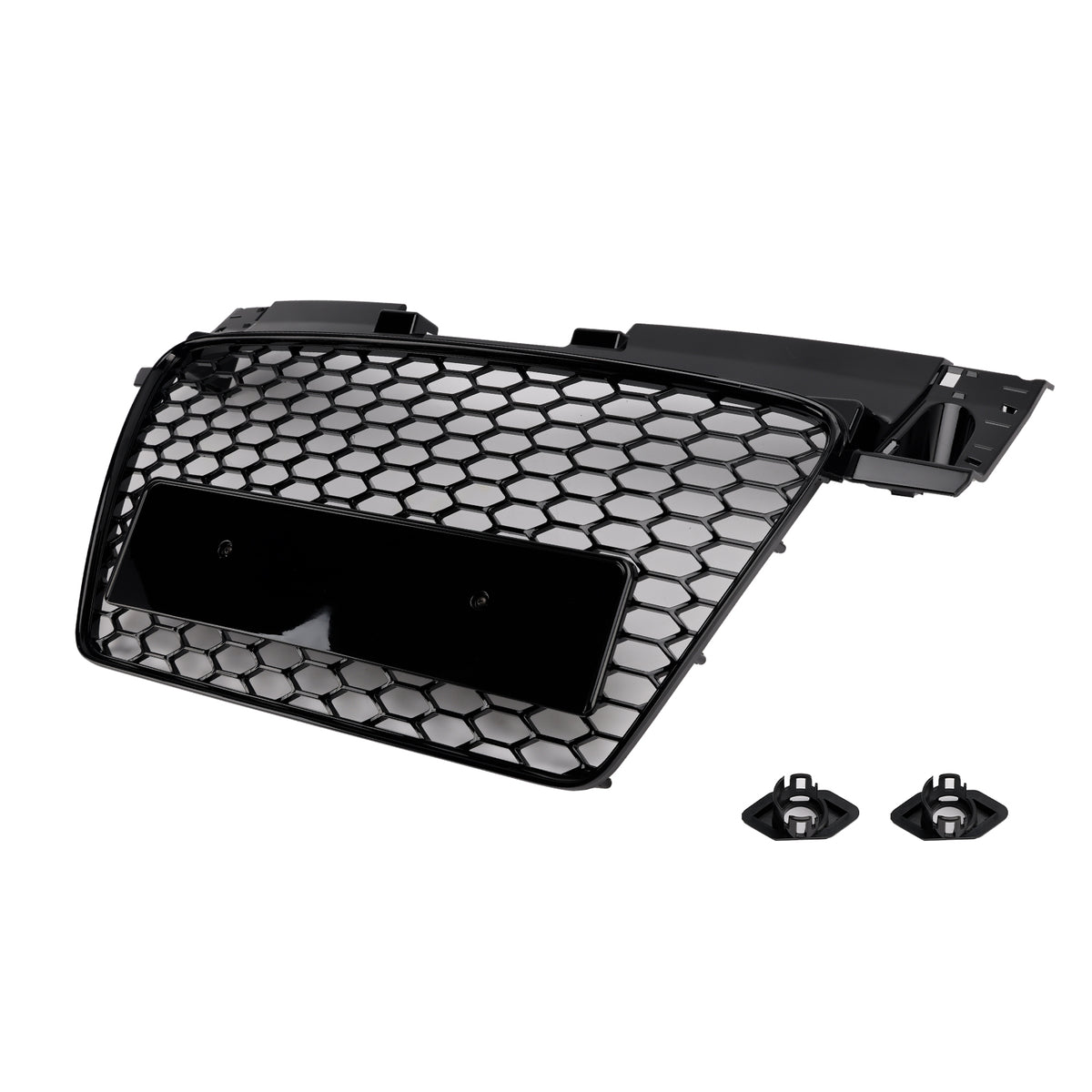 RS Style Front Honeycomb Grill Grille Pour Audi TT TTS 2006-2014 Gloss Black
