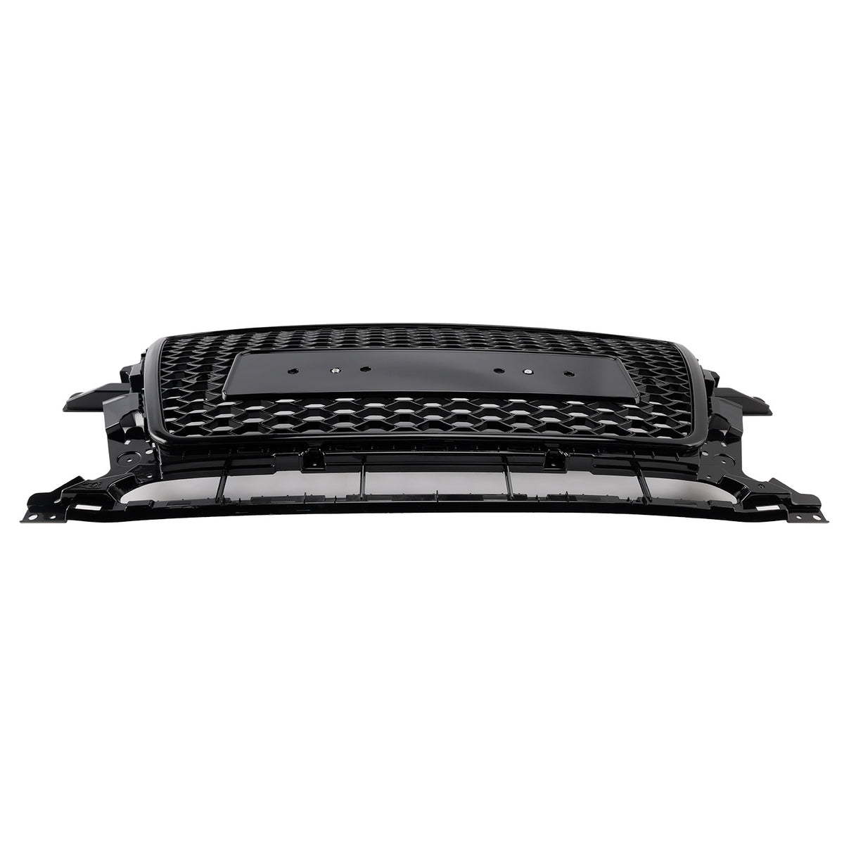 Griglia per paraurti anteriore a nido d'ape nera lucida per Audi Q5 2013-2017