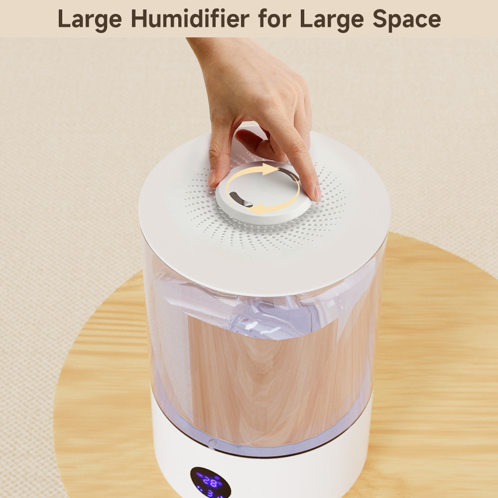 Humidificateur pour grande chambre (7,8L), avec stérilisation UV, diffuseur d'huiles essentielles
